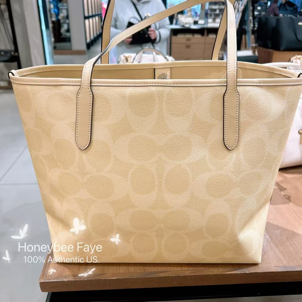 Coach City Tote Bag In Signature Canvas CAL49 Size ONE SIZE - 4 Thumbnail