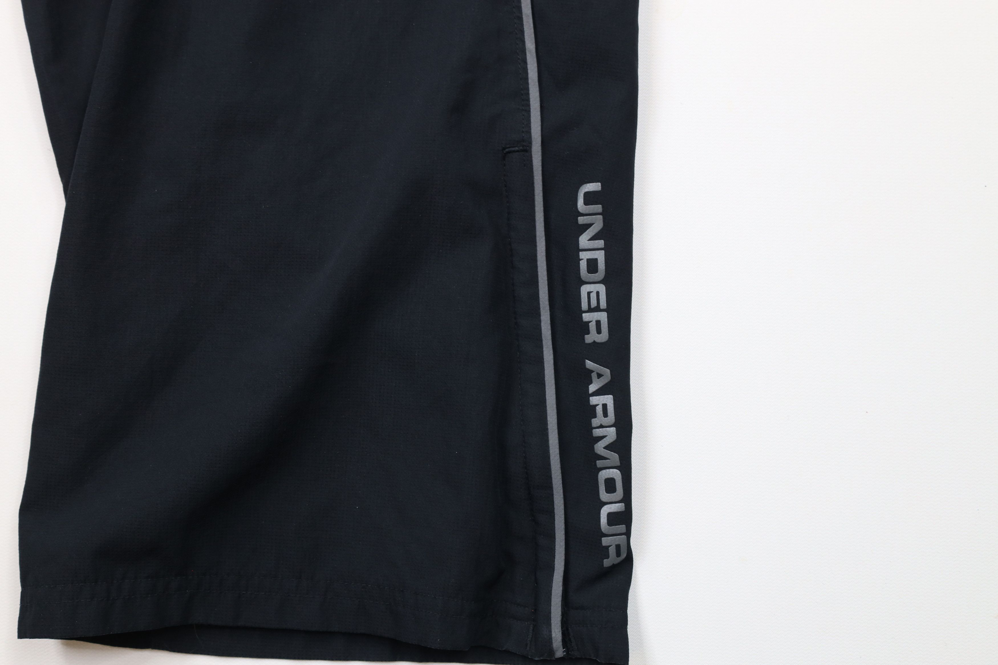 Under Armour × Vintage Under Armour Out Lined Wide Leg Training Gym Pants Black Size US 36 / EU 52 - 5 Thumbnail