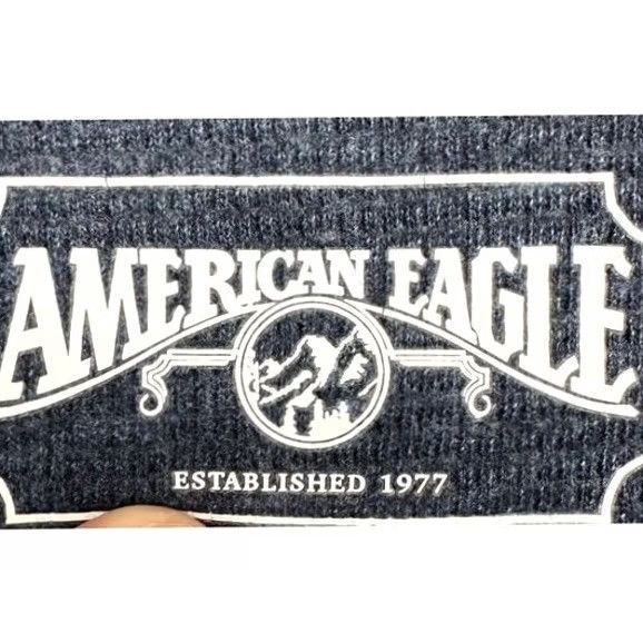 American Eagle Outfitters VINTAGE American Eagle Shirt Mens Large Blue Waffle-Knit Thermal Tee Long Sleeve Crew Neck Cotton Polyester Breathable Size US L / EU 52-54 / 3 - 4 Thumbnail