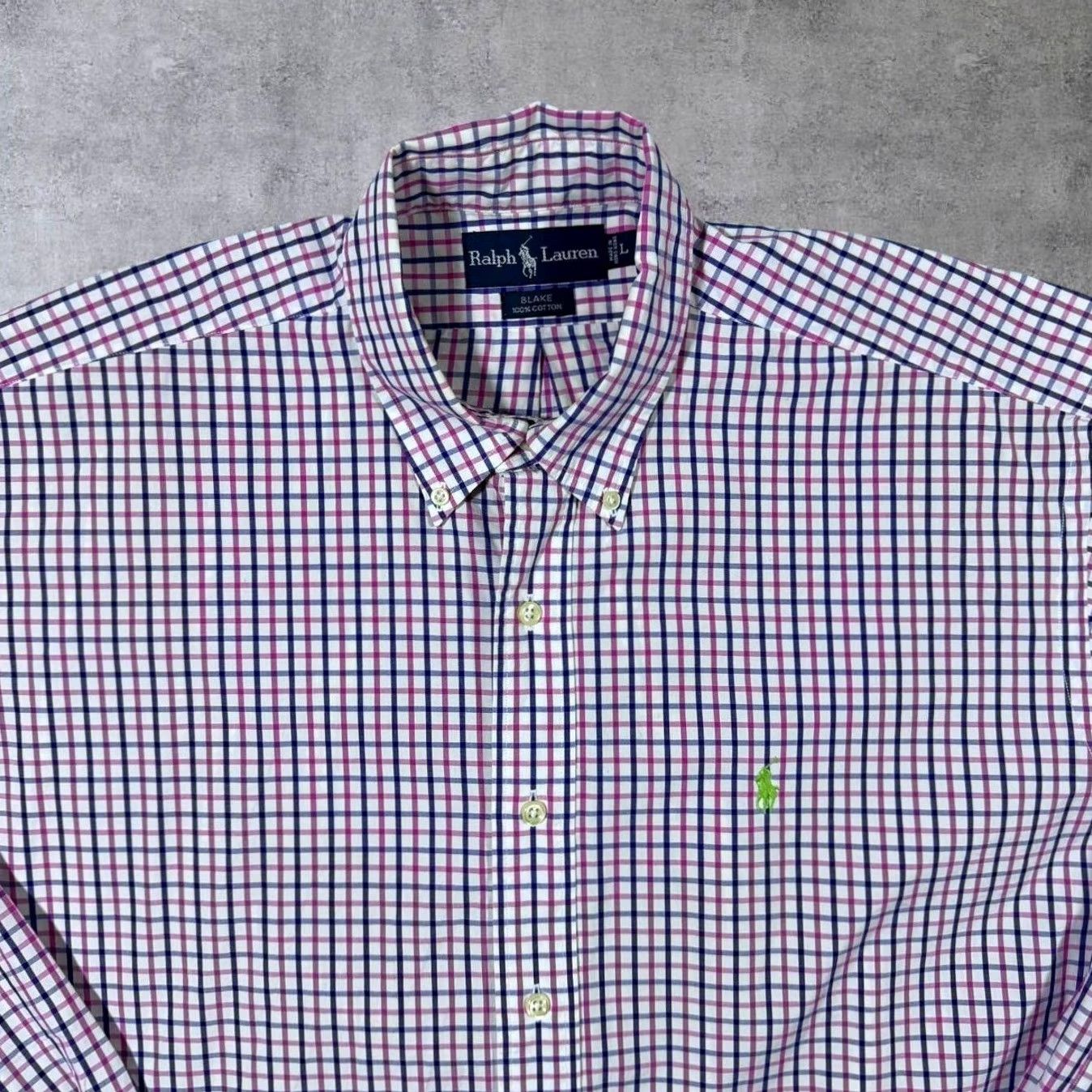 Ralph Lauren VINTAGE Ralph Lauren Shirt Blake Check Long Sleeve Button-Down XL Large Multicoloured Womens Mens Boys Girls Size US L / EU 52-54 / 3 - 4 Thumbnail