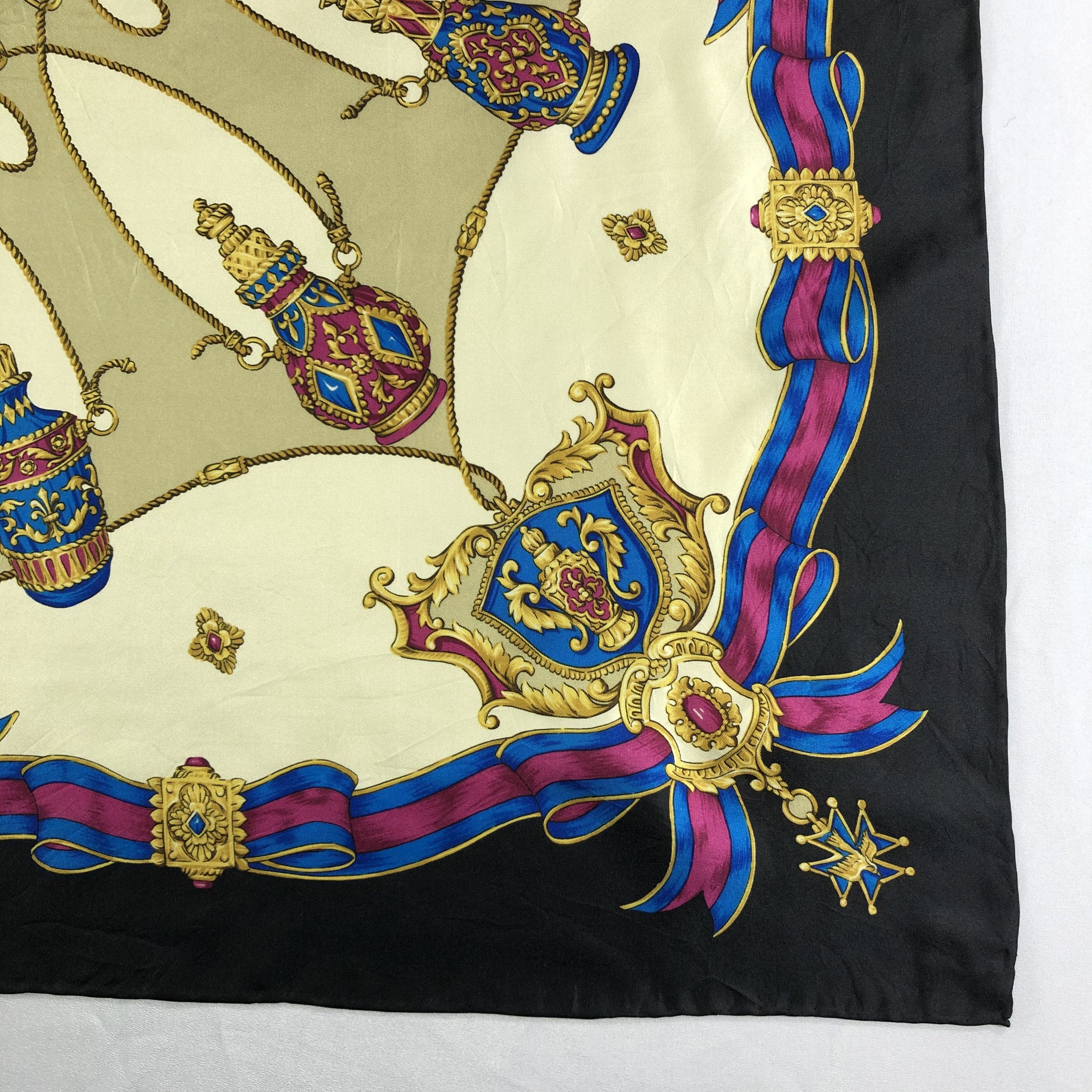 Vintage Vintage Silk Scarf Size ONE SIZE - 3 Thumbnail
