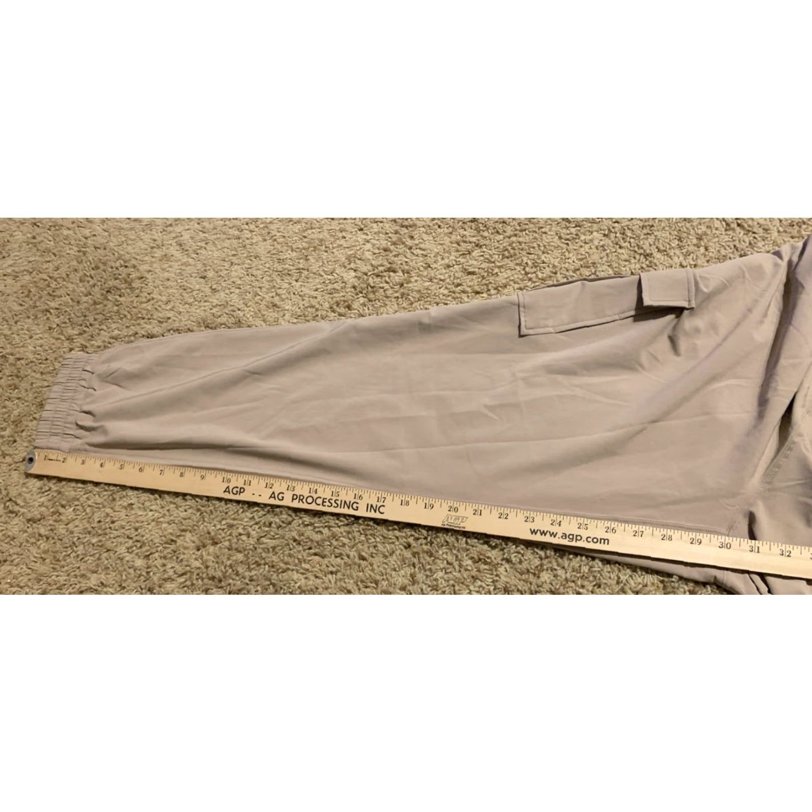 Vintage 32 Degrees Cool Pants Cargo Joggers Beige XL Women 37 in Inseam Stretch Pockets Casual Travel Size 25" / US 0 / IT 36 - 4 Thumbnail