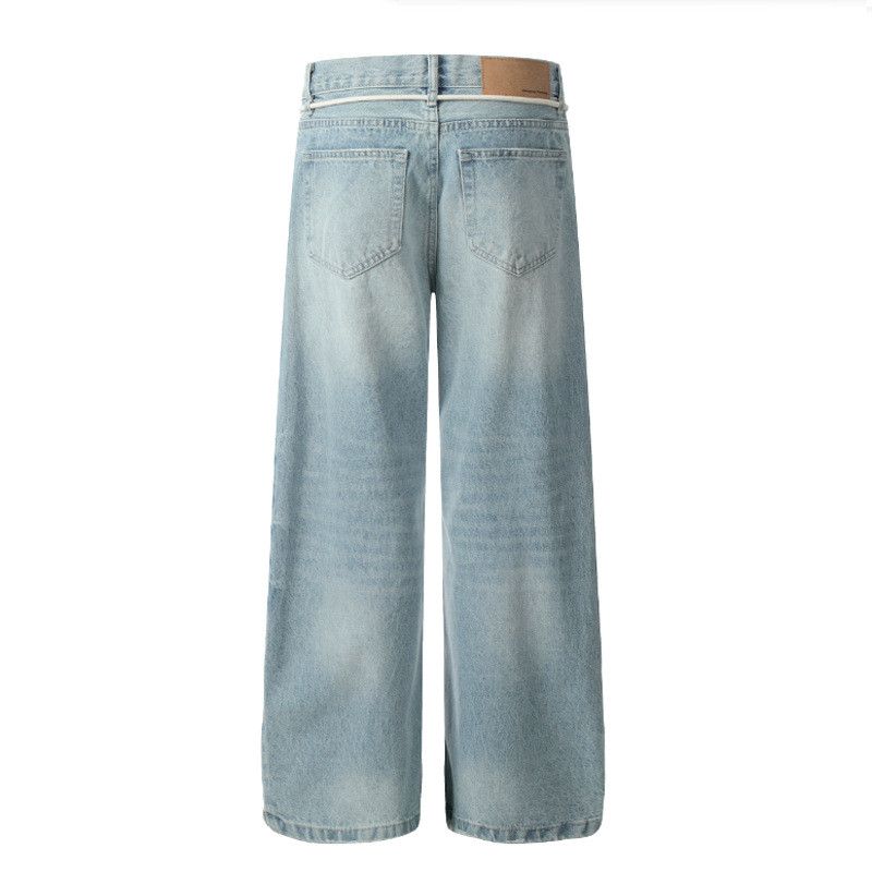 Jean American retro washed loose flared jeans Size US 32 / EU 48 - 2 Thumbnail