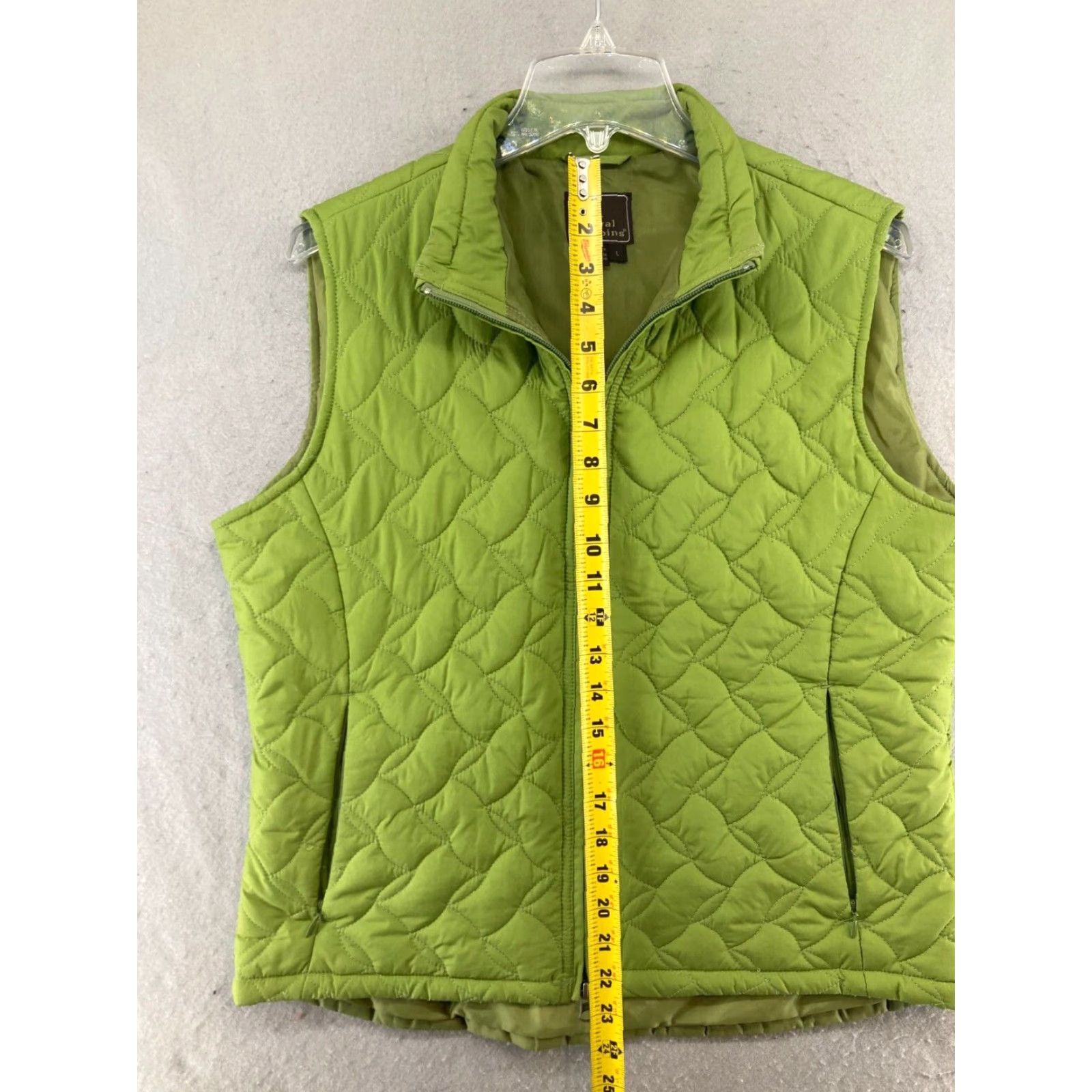 Royal Robbins Royal Robbins Quilted Vest Women's Large Regular Puffer Full Zip Outerwear Green Size L / US 10 / IT 46 - 3 Thumbnail