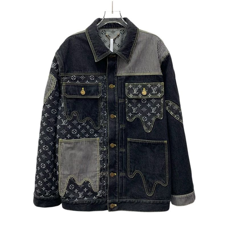 Louis Vuitton Louis Vuitton 22 black and grey logo full-print cotton lap Size US M / EU 48-50 / 2 - 1 Thumbnail