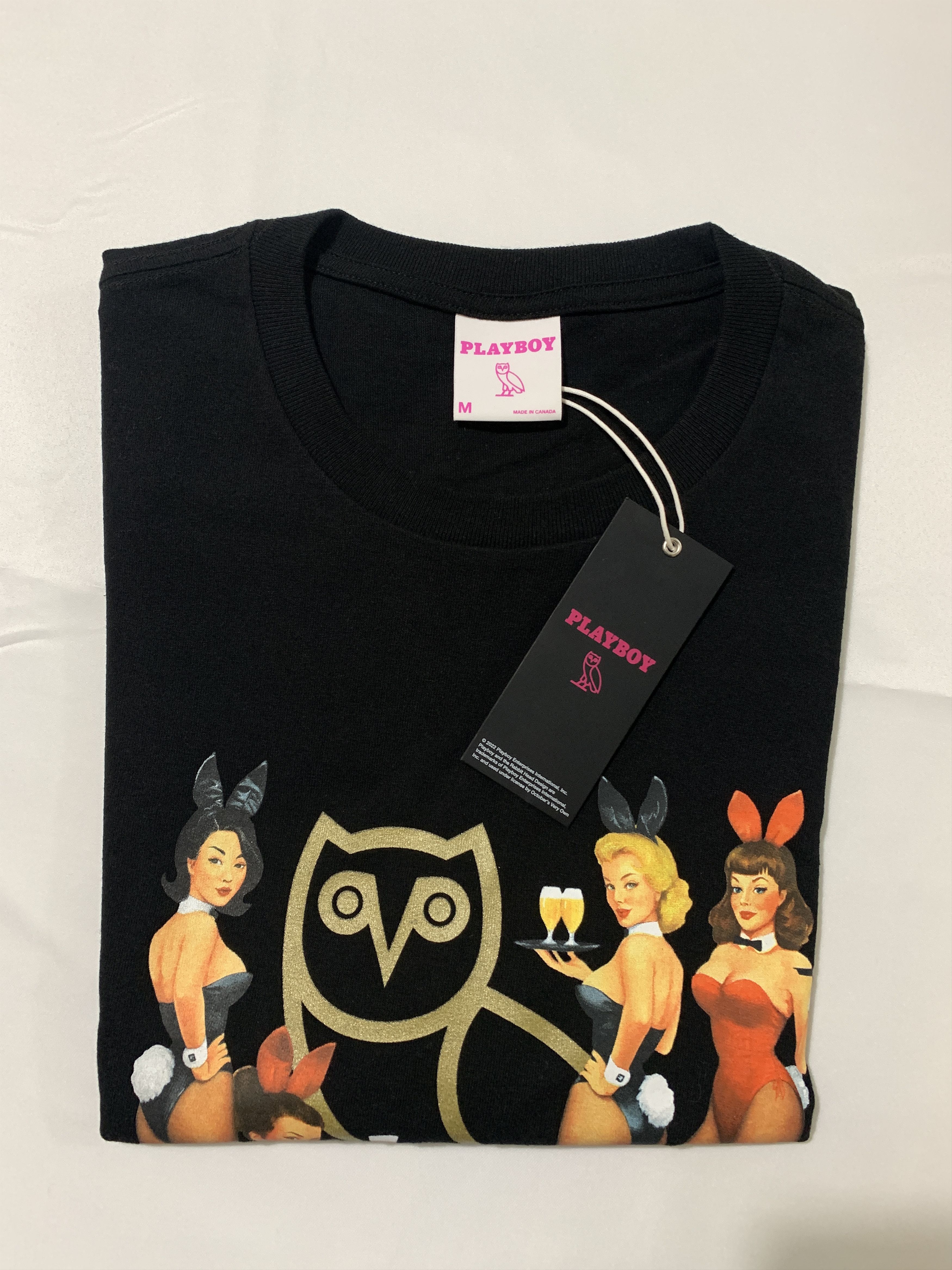 Drake OVO X PLAYBOY OG BUNNY T-SHIRT - Medium Size US M / EU 48-50 / 2 - 3 Thumbnail