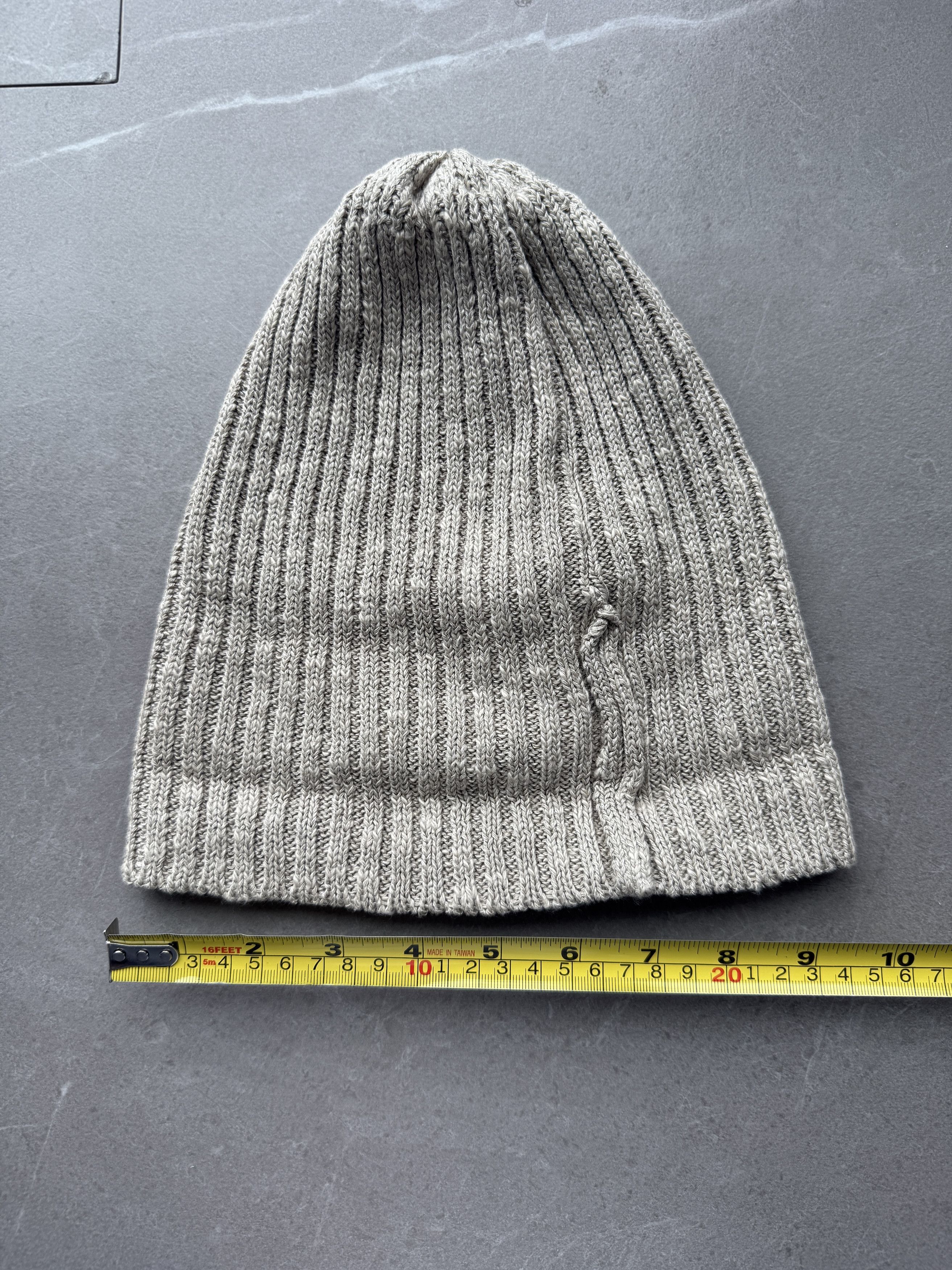 Japanese Brand Sublimeroe Made in Japan Ribbed Men’s Beige Beanie Hat Size ONE SIZE - 11 Thumbnail