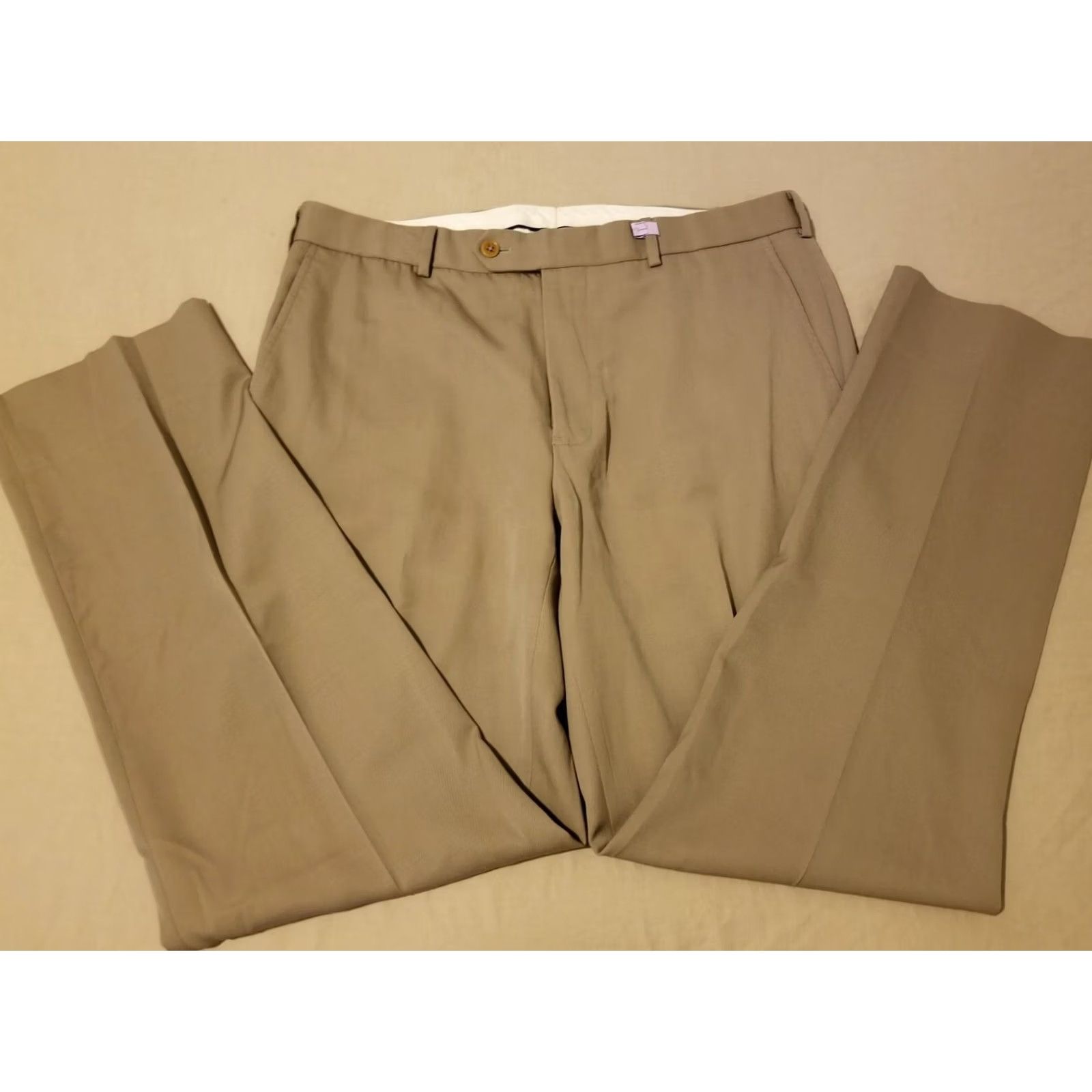 Brooks Brothers Brooks Brothers Wool Dress Pants 36x32 Cotton Slack Khaki Chino Trouser 35x32 Size US 36 / EU 52 - 3 Thumbnail