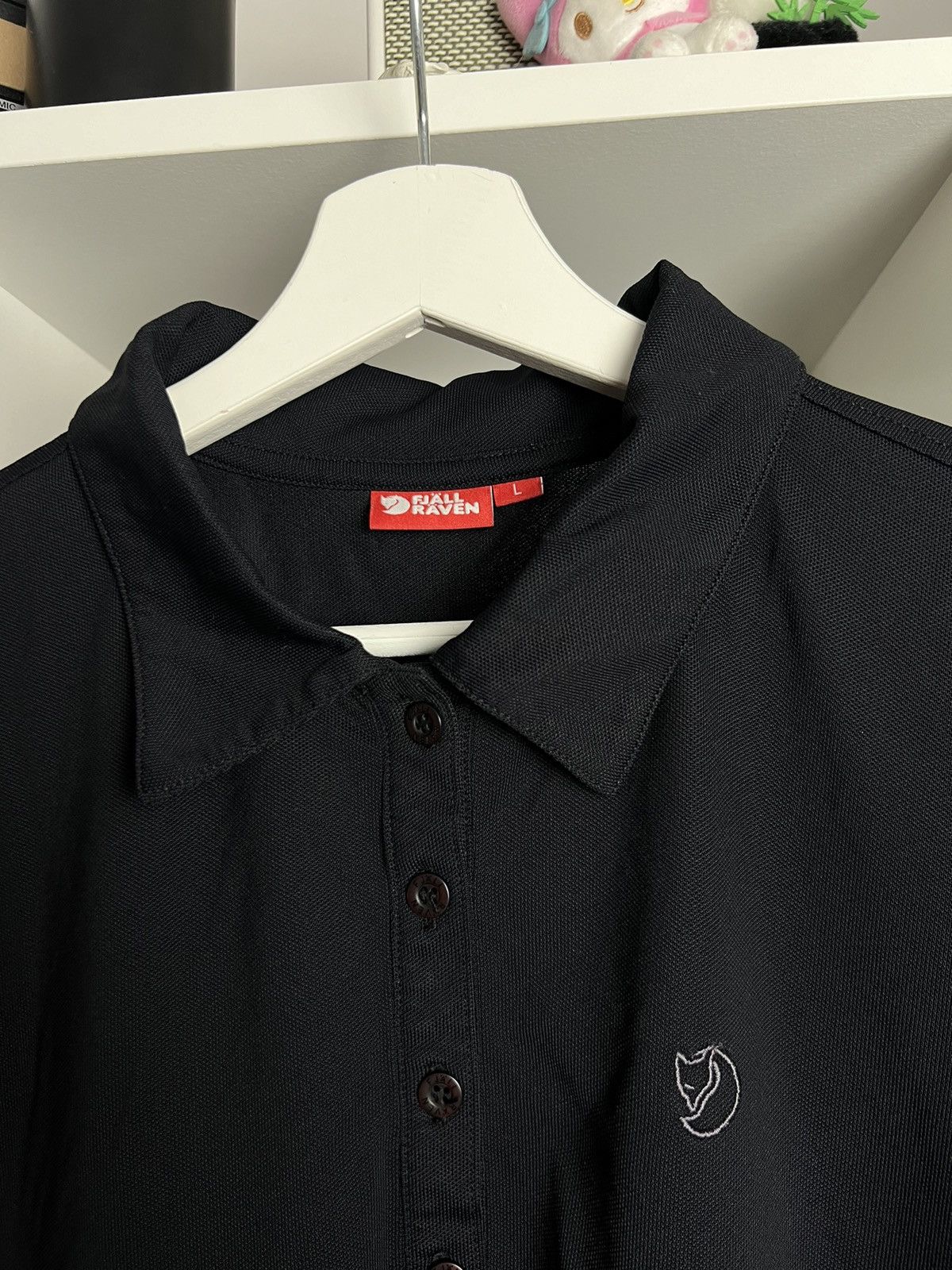 Fjallraven Fjallraven small logo black polo t-shirt L gorpcore outdoor Size L / US 10 / IT 46 - 3 Thumbnail