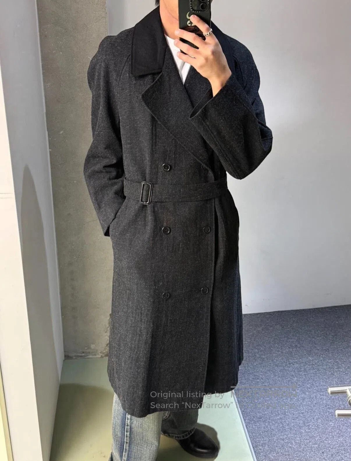 Yohji Yamamoto Yohji Yamamoto 80s Wool Double-Breasted Coat. Size US S / EU 44-46 / 1 - 9 Thumbnail