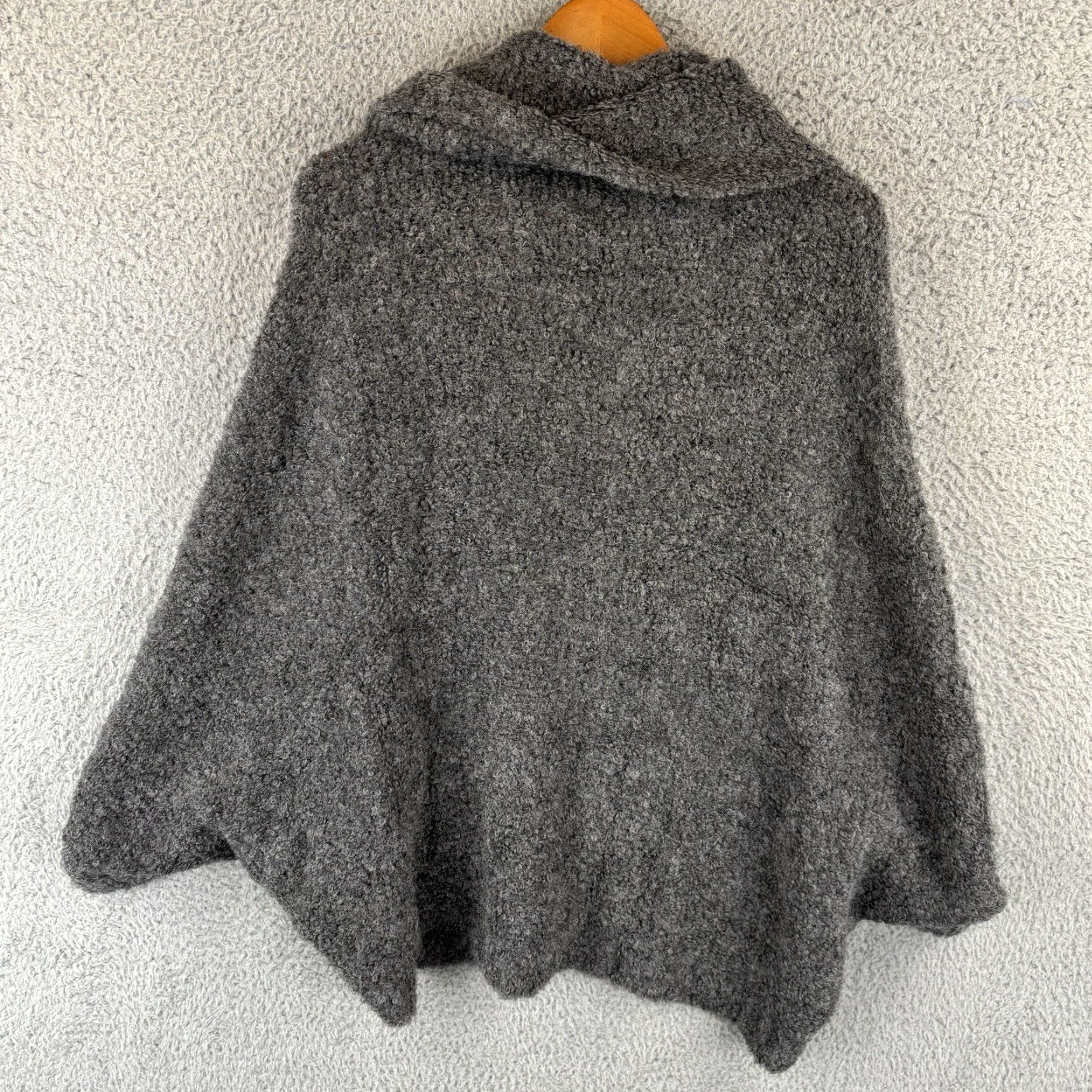 KangaROOS Inca Fashions Alpaca Hoodie Women S/XS Gray Pullover Kangaroo Pouch Knit Sweater Shawl Neck Regular Size XS/S Women Size S / US 4 / IT 40 - 5 Thumbnail