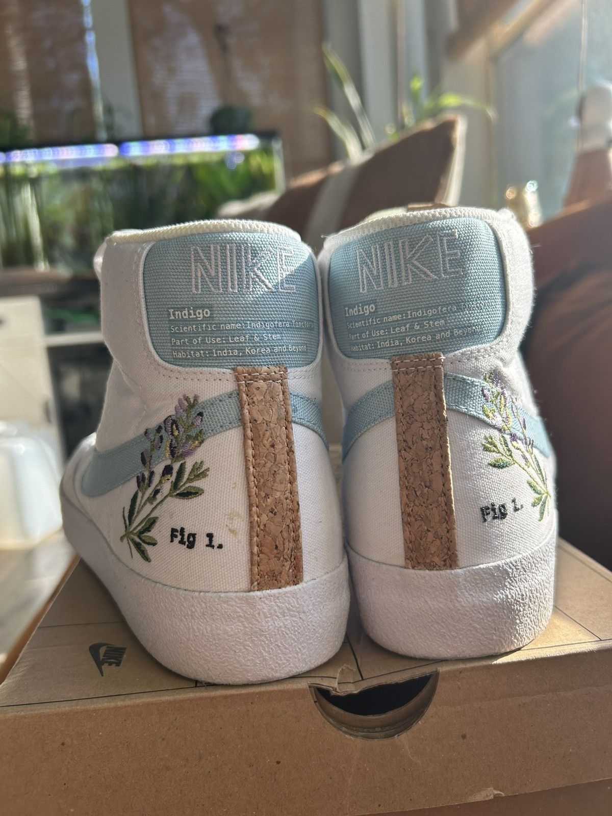 Nike Nike Blazer Mid 77 White Indigo Size US 10 / EU 43 - 3 Thumbnail