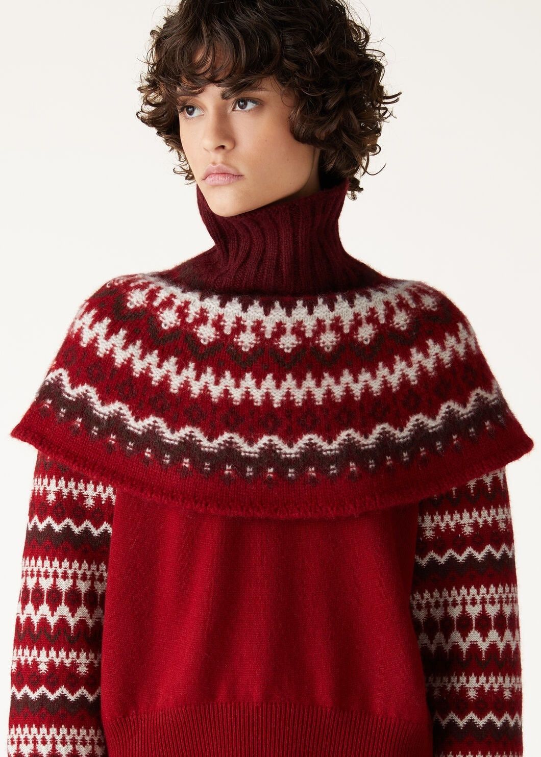 Loro Piana o1w1db10725 FAO7512 Size: OS/Alpe Pile Shoulder Warmer Scarf Size ONE SIZE - 2 Thumbnail