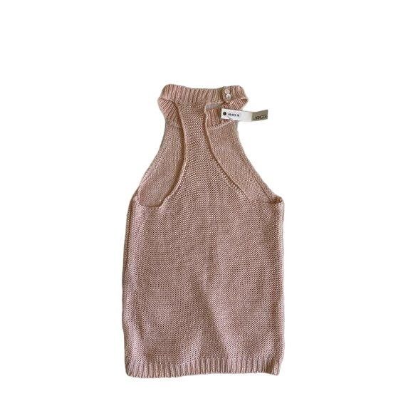 Other The Hanger Pink Knit Halter Top Racerback Junior M Size M / US 6-8 / IT 42-44 - 2 Thumbnail