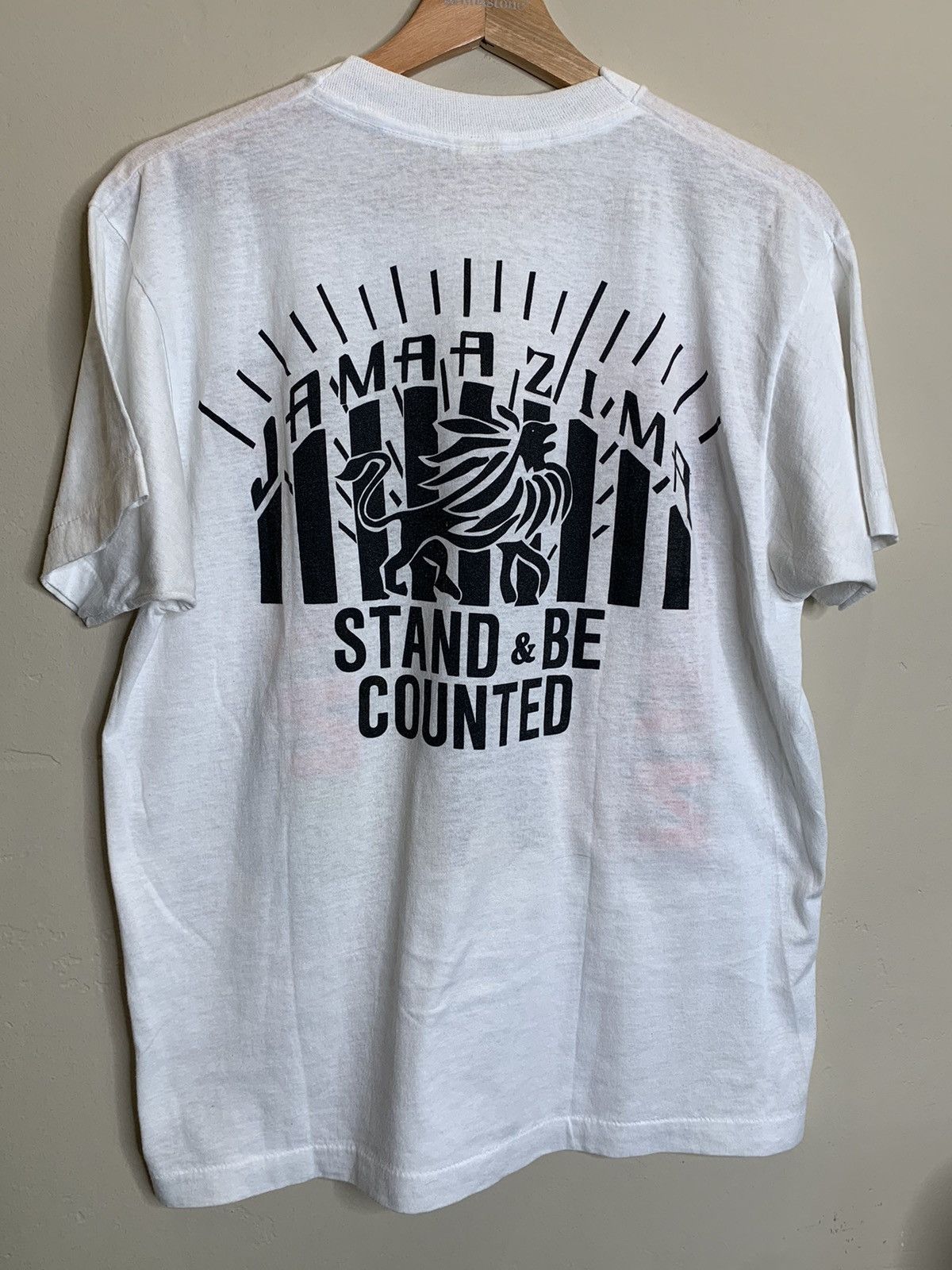 Band Tees *RARE* Vintage Nami Nami Jamaazima Stand & Be Counted Shirt Size US L / EU 52-54 / 3 - 2 Thumbnail