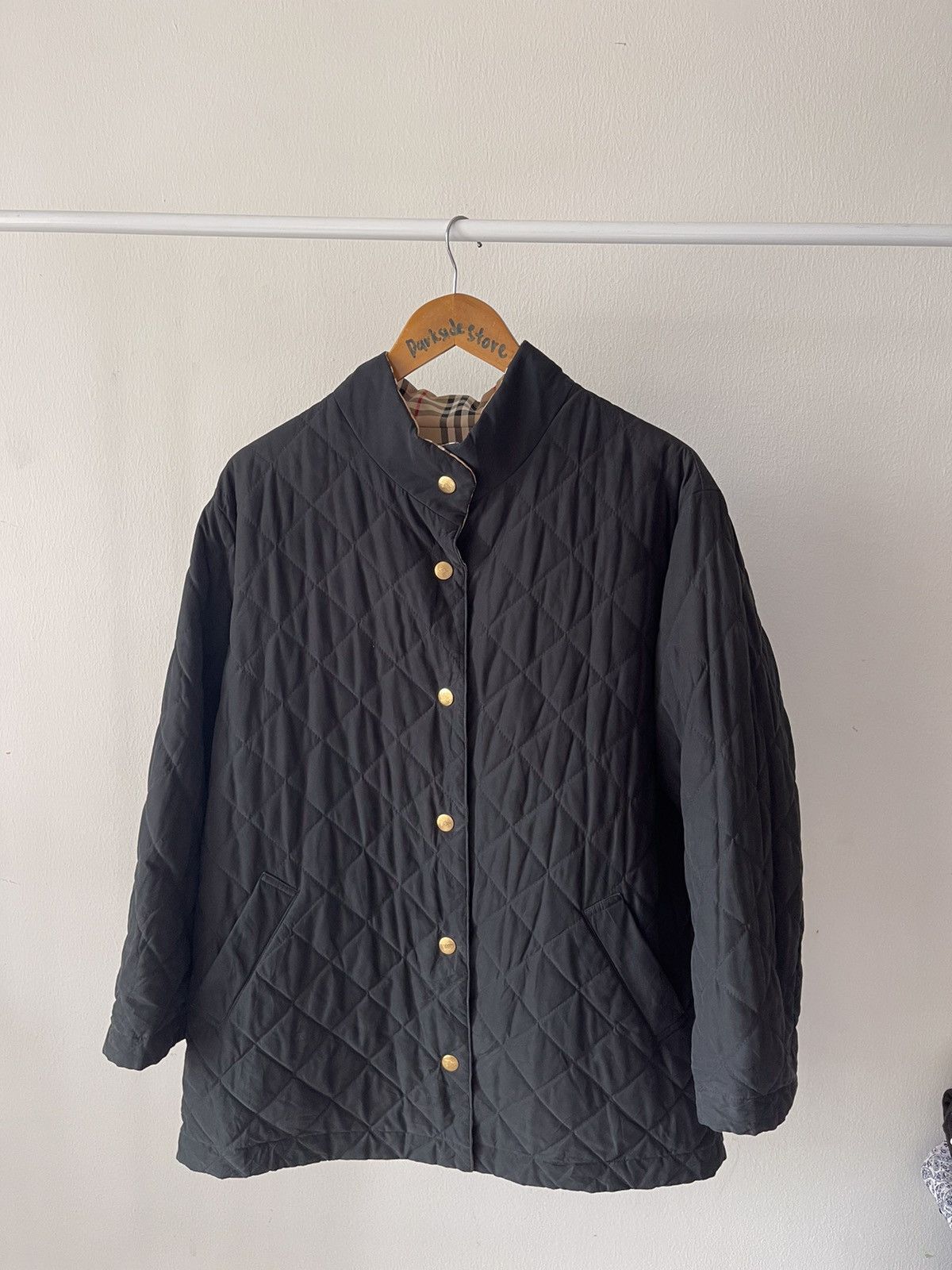 Burberry Vintage Burberry Nova Check Reversible Button Jacket Size US XL / EU 56 / 4 - 15 Thumbnail