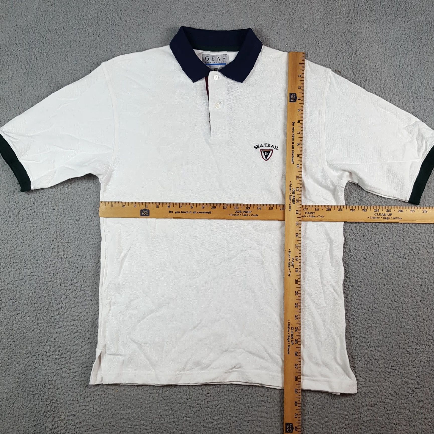 Vintage VINTAGE Sea Trail Polo Shirt Golf Club Men’s Size M White 90s Preppy Casual Workwear Shirt Polo Men Size US M / EU 48-50 / 2 - 5 Thumbnail