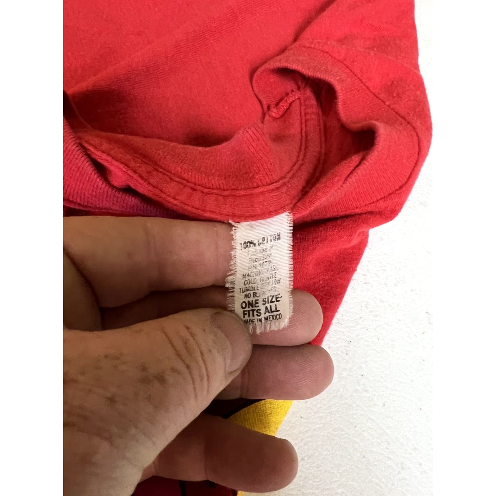 Vintage VINTAGE Women’s Sleep T-shirt Bear Red One Size Short Sleeve Night Cuddle Long Size ONE SIZE - 4 Thumbnail