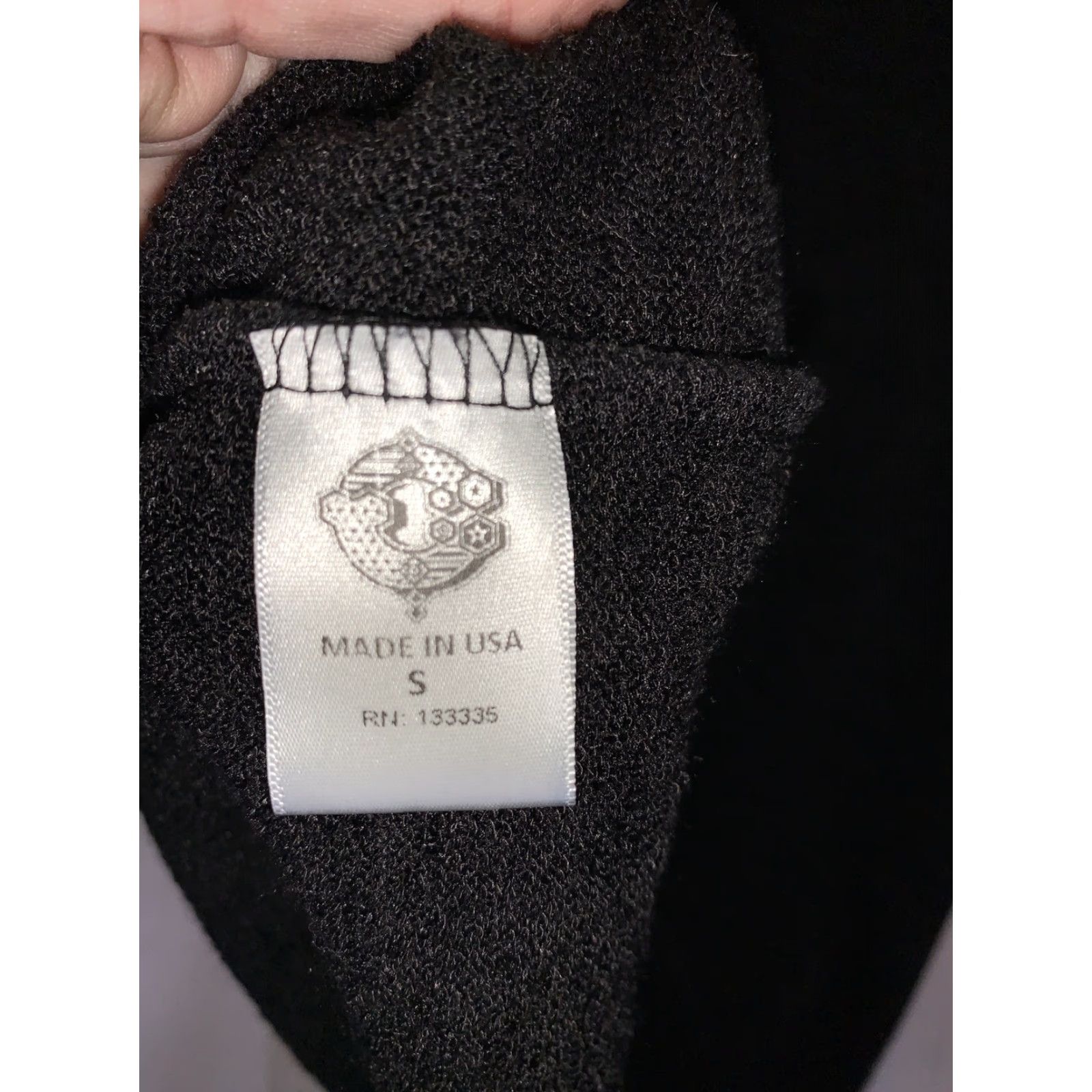 Vintage Windsor Womens Black Lace Up Front Raw Hem Knit Sweater Top NWT Size Small-5534 Size S / US 4 / IT 40 - 6 Thumbnail