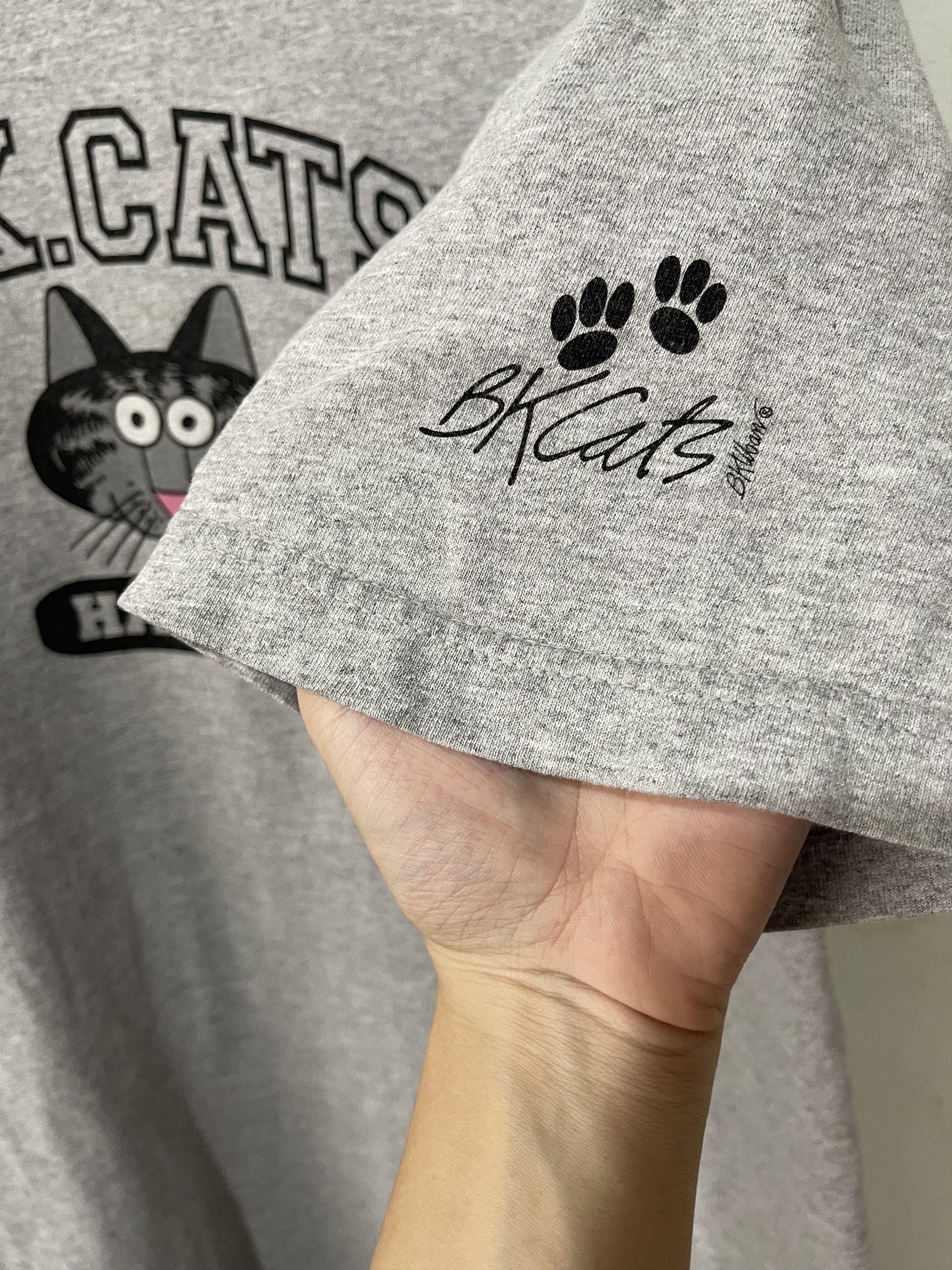 Vintage Vintage 90s BK Liban Cats Shirt Size US XL / EU 56 / 4 - 4 Thumbnail