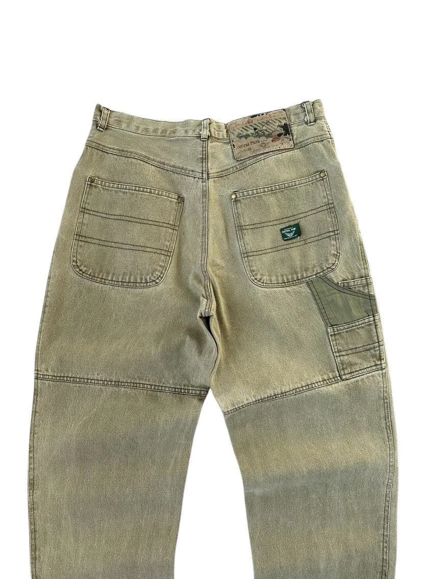 Japanese Brand × Vintage Vintage Central Park Cargo Carpenter Baggy Jeans Size US 33 - 3 Thumbnail
