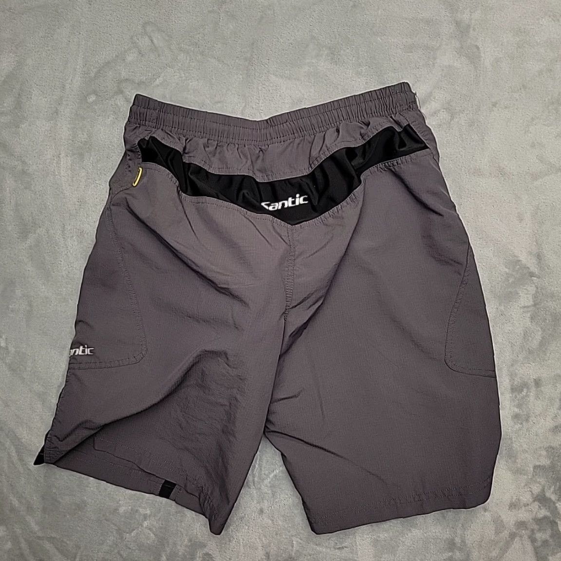 Vintage Santic Shorts Mens L Gray Padded Cargo Mountain Bike Cycling Outdoor Gorp Size US 33 - 6 Thumbnail