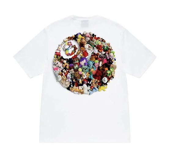 ☆送料無料☆ Stussy Plush T-Shirt ☆ STUSSY 新品 ステューシー PLUSH TEE ぬいぐるみ Tシャツ WHITE
