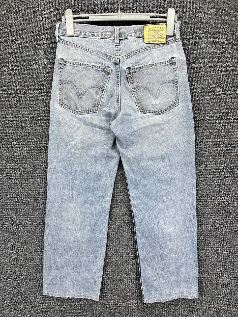 Levi's Vintage 90s Levi's Trashed Jeans Denim Pants Size US 31 - 5 Thumbnail