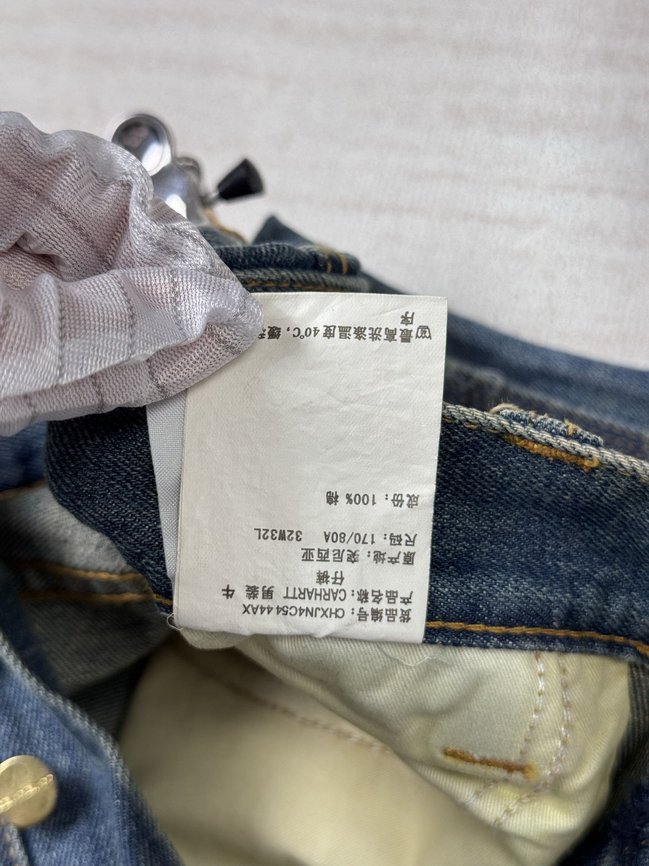 Carhartt × Vintage UNWORN* CARHARTT LOGGER CARPENTER PANT LIGHT WASH Size US 32 / EU 48 - 11 Thumbnail