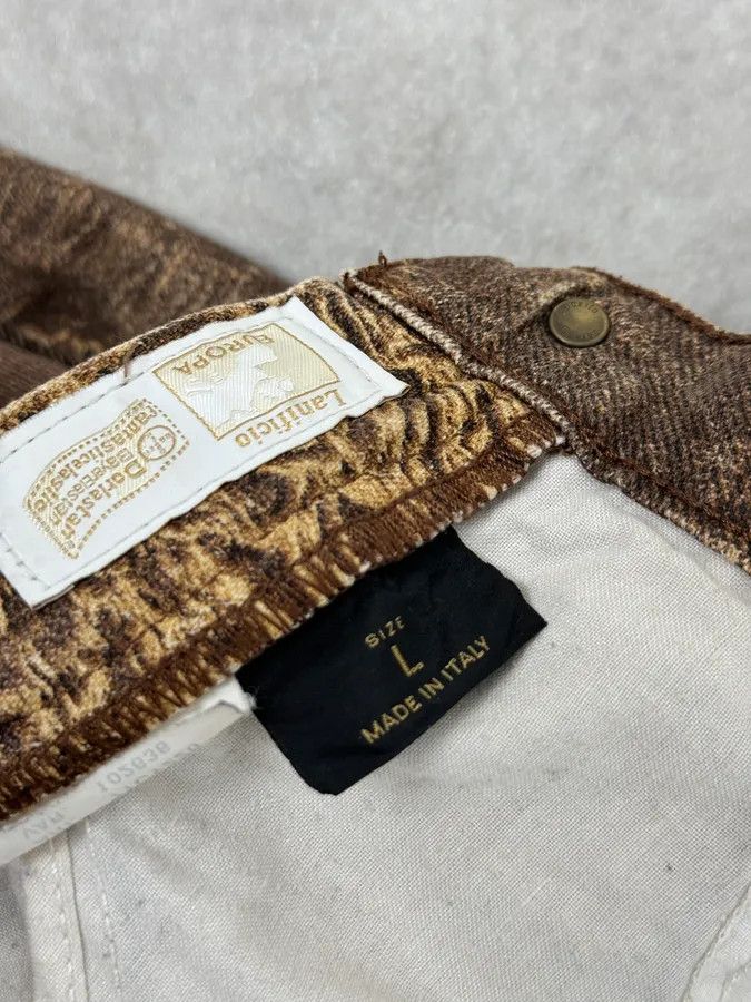 Roberto Cavalli 2000s Roberto Cavalli Brown Sand Eroded Flared Jeans Size US 32 / EU 48 - 10 Thumbnail