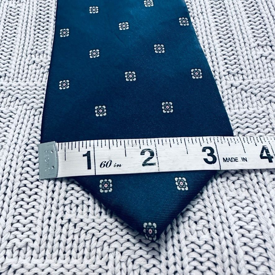 Halston Vintage Halston blue silk tie Size ONE SIZE - 5 Thumbnail