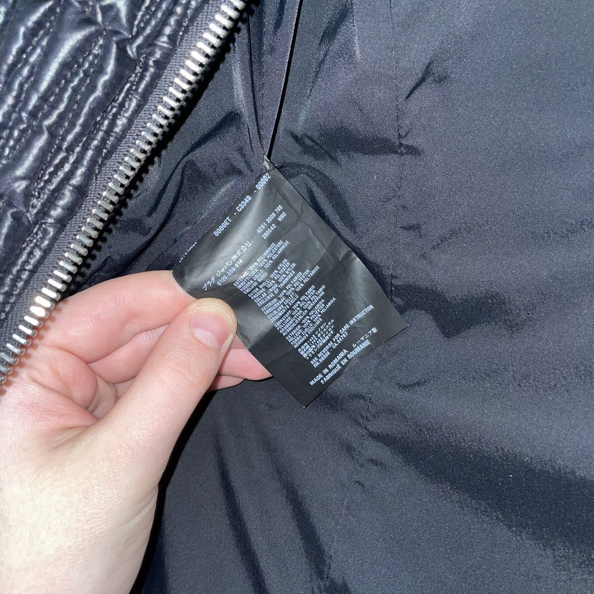 Prada 2008 Lookbook Prada Vampire Nylon Quilted Light Jacket Size XS / US 0-2 / IT 36-38 - 10 Thumbnail