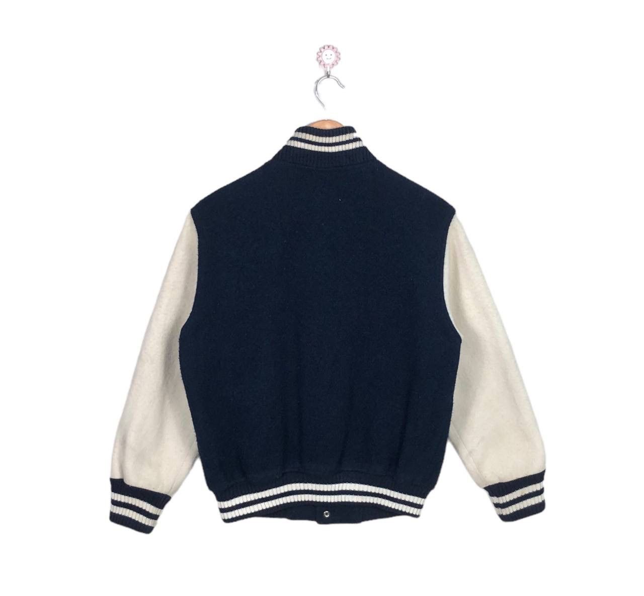 McGregor × Vintage Vintage 90s McGregor Wool Leather Varsity Stadium Jacket Size US M / EU 48-50 / 2 - 2 Thumbnail