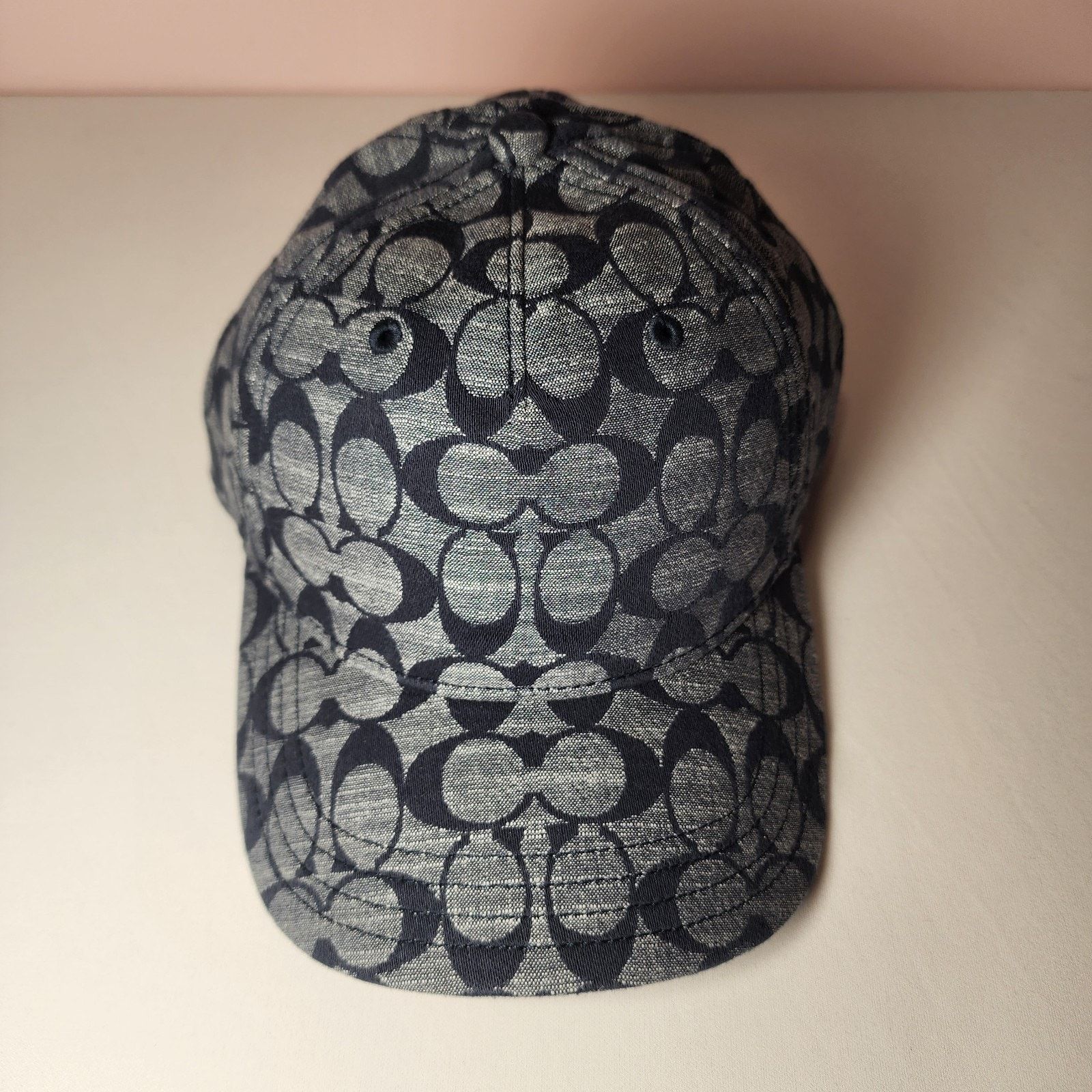 Coach Coach C6679 Blue Denim Chambray Adjustable Baseball Cap Hat Size ONE SIZE - 1 Thumbnail