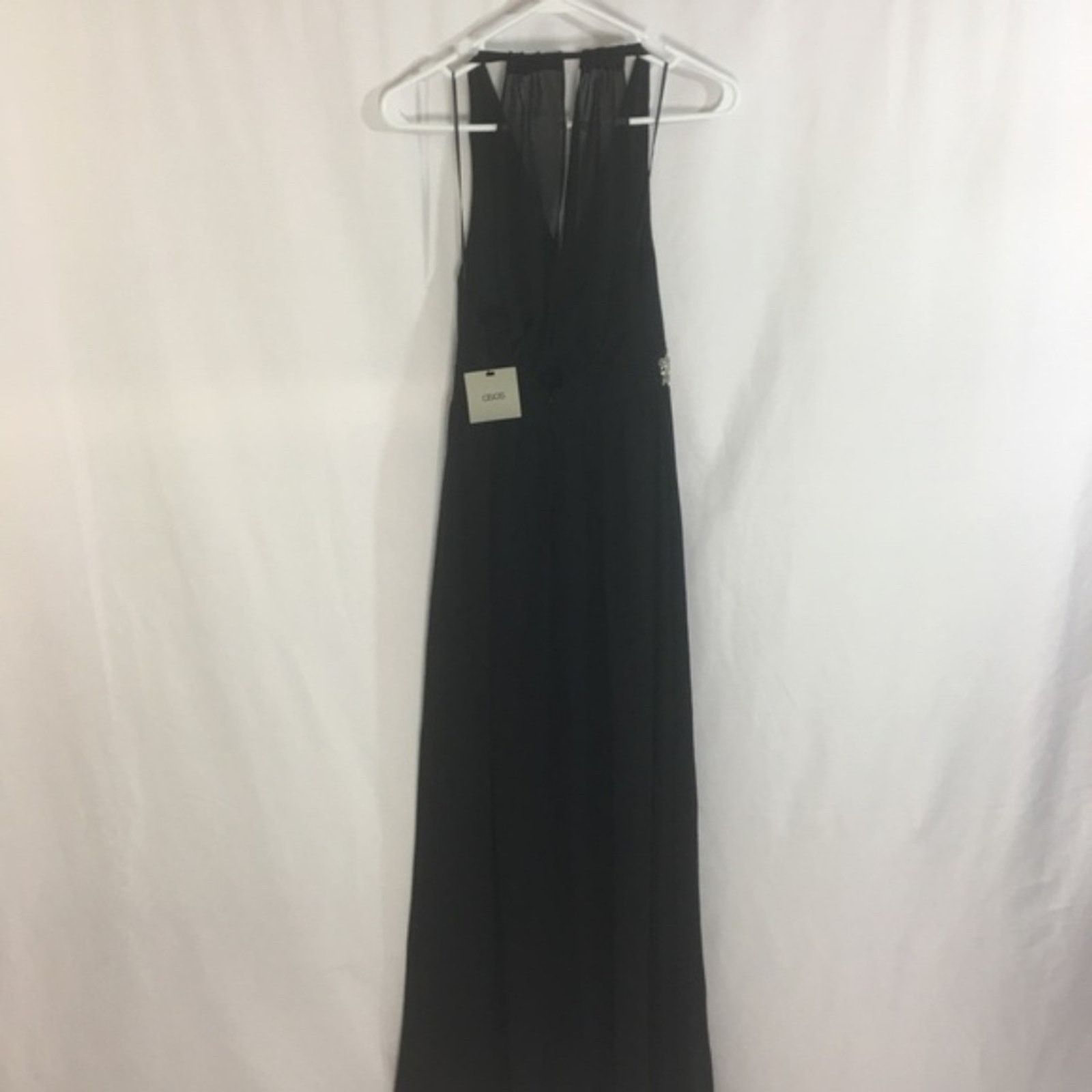 Asos ASOS Women's Deep V Neck Formal Maxi Dress Size US 0 Size XS / US 0-2 / IT 36-38 - 4 Thumbnail