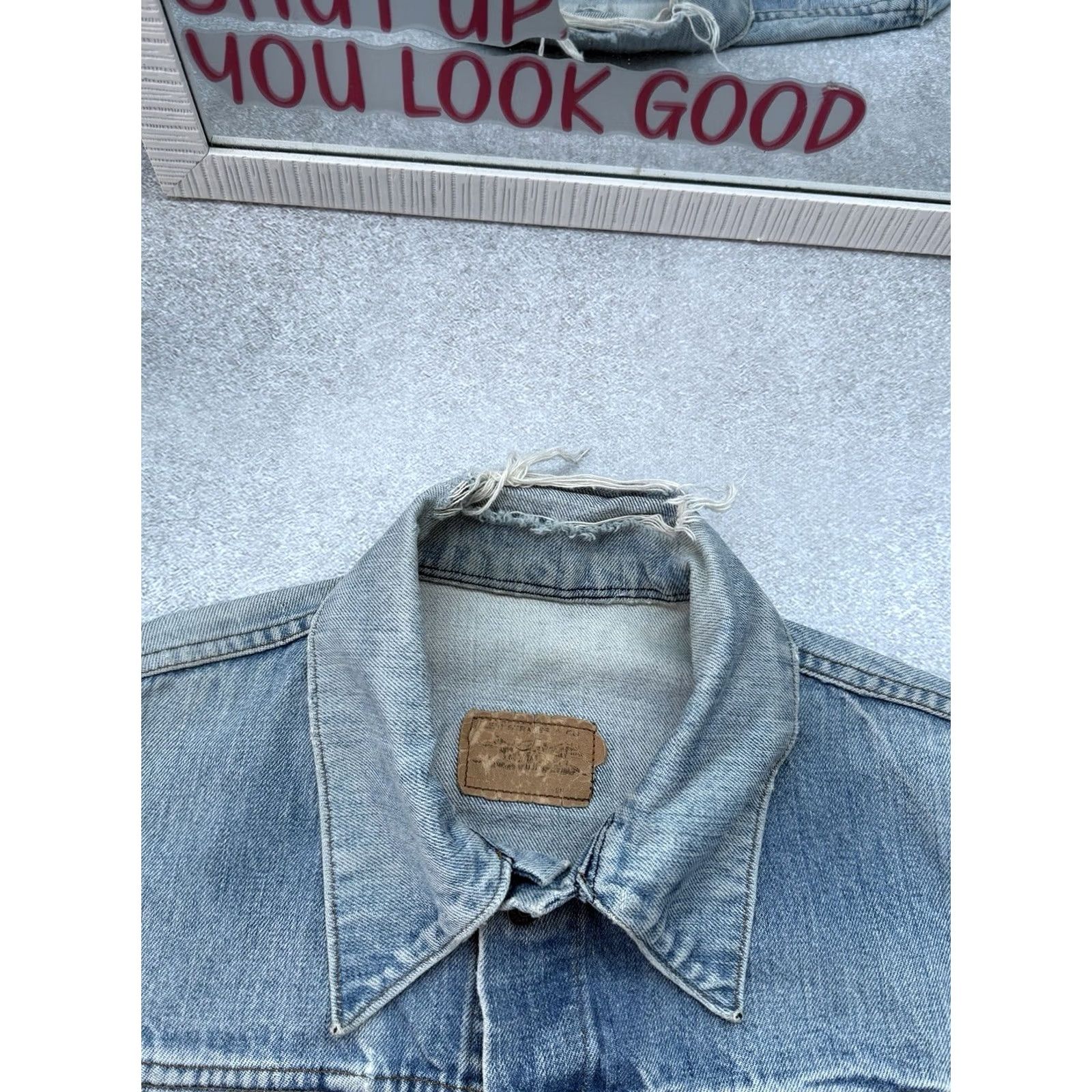 Levi's VINTAGE Levi’s Denim Jacket Blue Men’s S Jacket 70s 80s Y2K Trucker Levi’s Made & Crafted USA Size US S / EU 44-46 / 1 - 7 Thumbnail