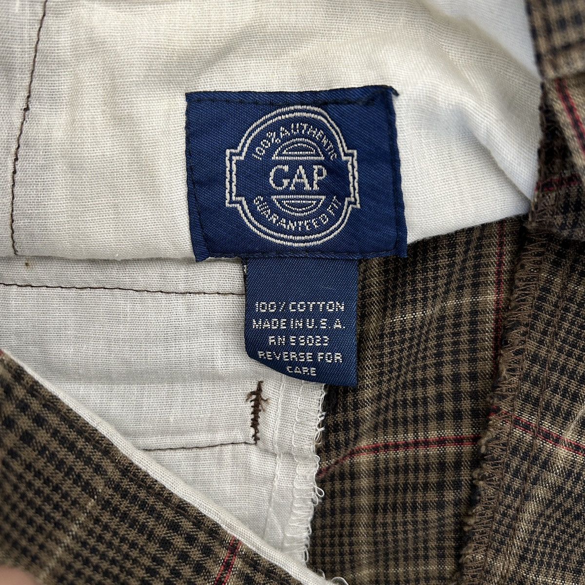 Vintage Vintage Gap brown causal pants Size US 30 / EU 46 - 3 Thumbnail