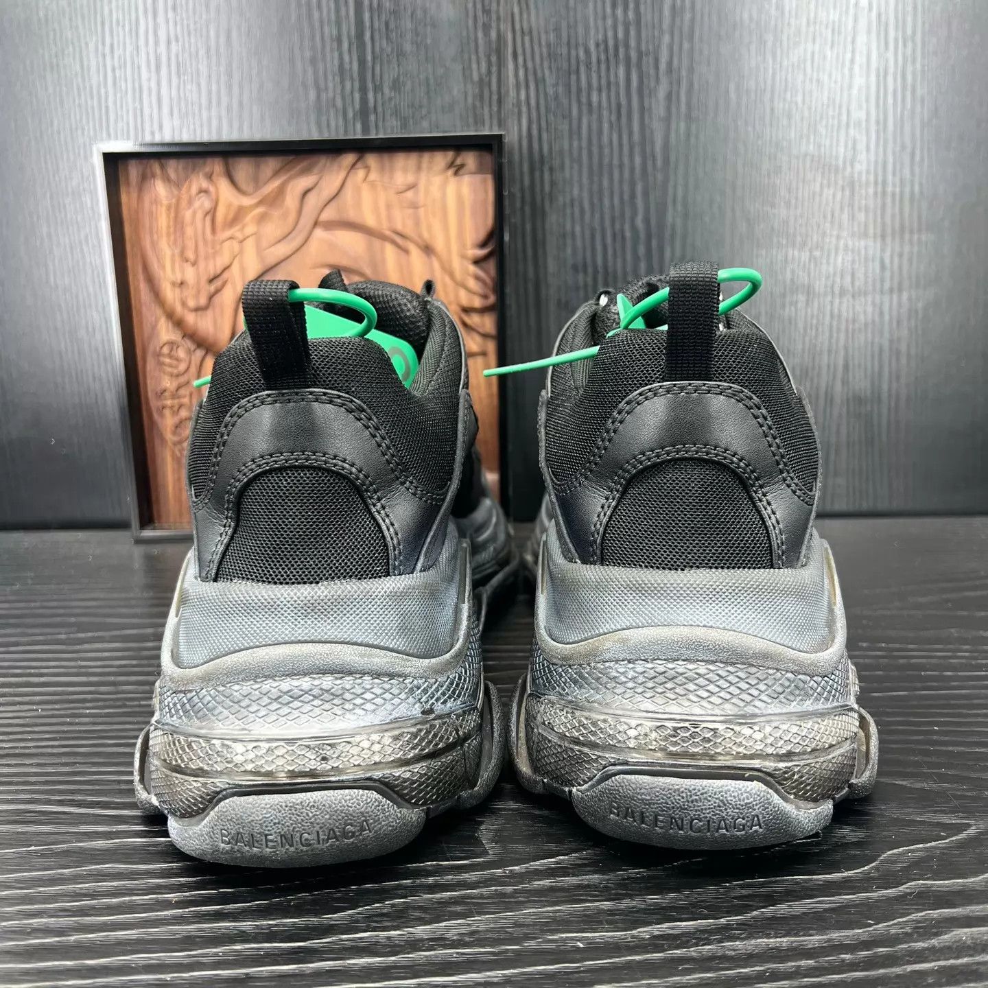 Balenciaga Balenciaga Triples 42 Black Original Box Like New Size US 9 / EU 42 - 8 Thumbnail