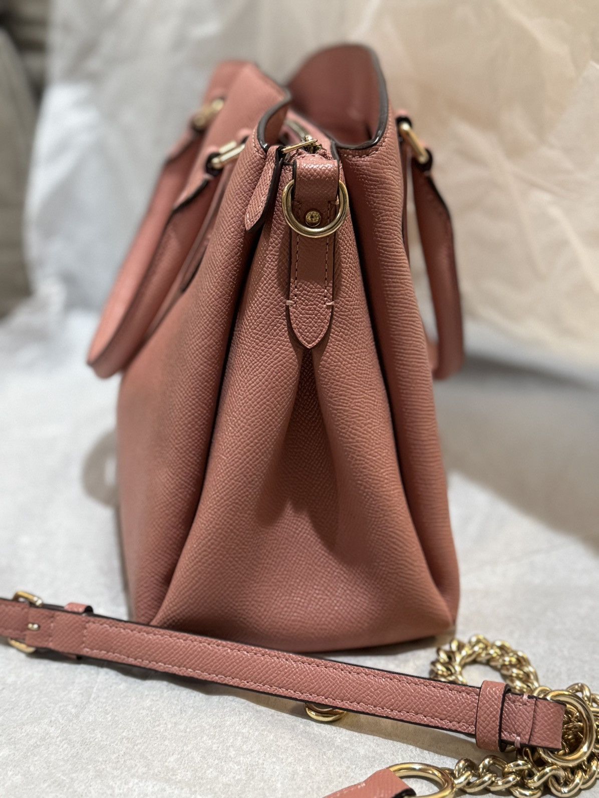 Coach Pink Coach Sage Carryall Satchel Crossbody Shoulder bag Size ONE SIZE - 3 Thumbnail