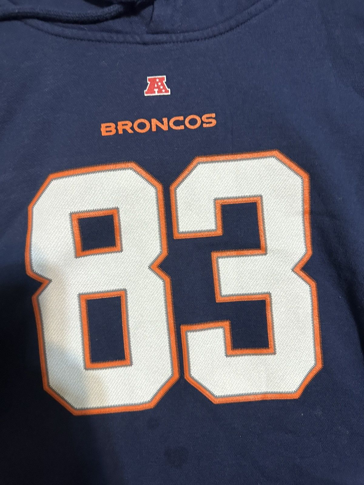 NFL Vintage NFL Denver Broncos “welker” hoodie 00s size xl Size US XL / EU 56 / 4 - 2 Thumbnail