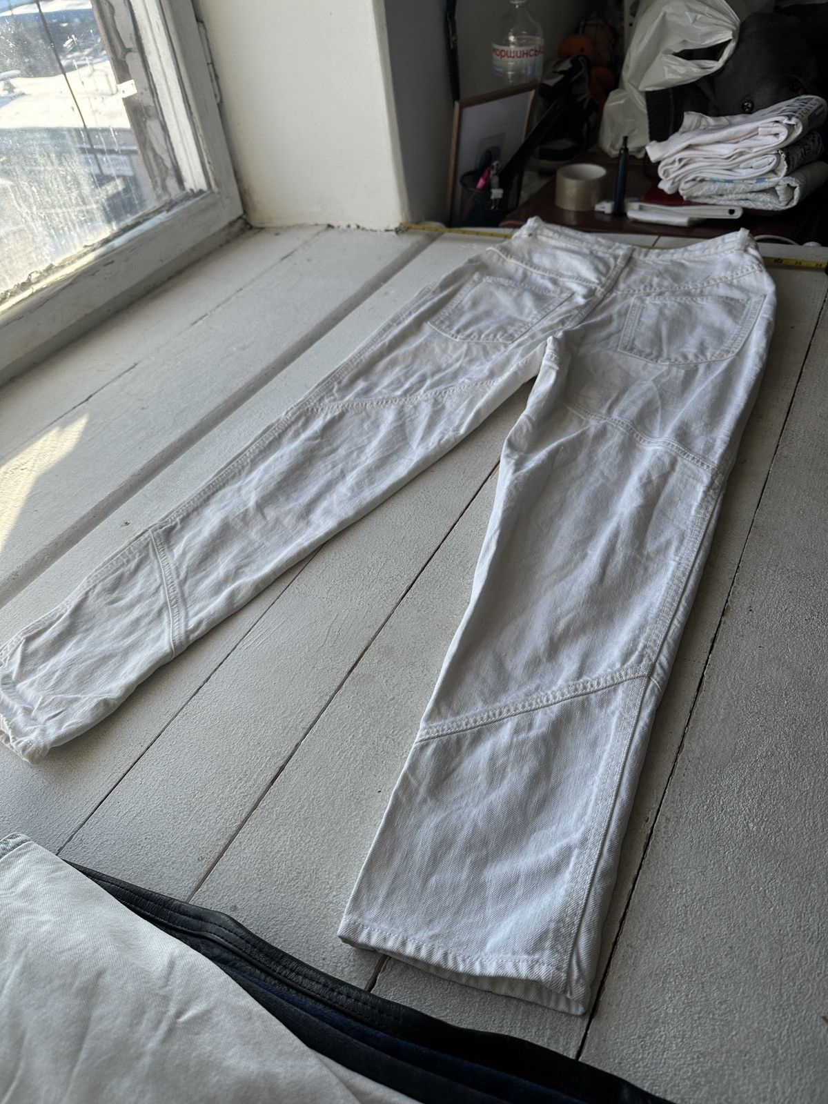 Isabel Marant 🚨 ISABEL MARANT WHITE WOMEN JEANS PANTS LUXURY Size 28" / US 6 / IT 42 - 12 Thumbnail