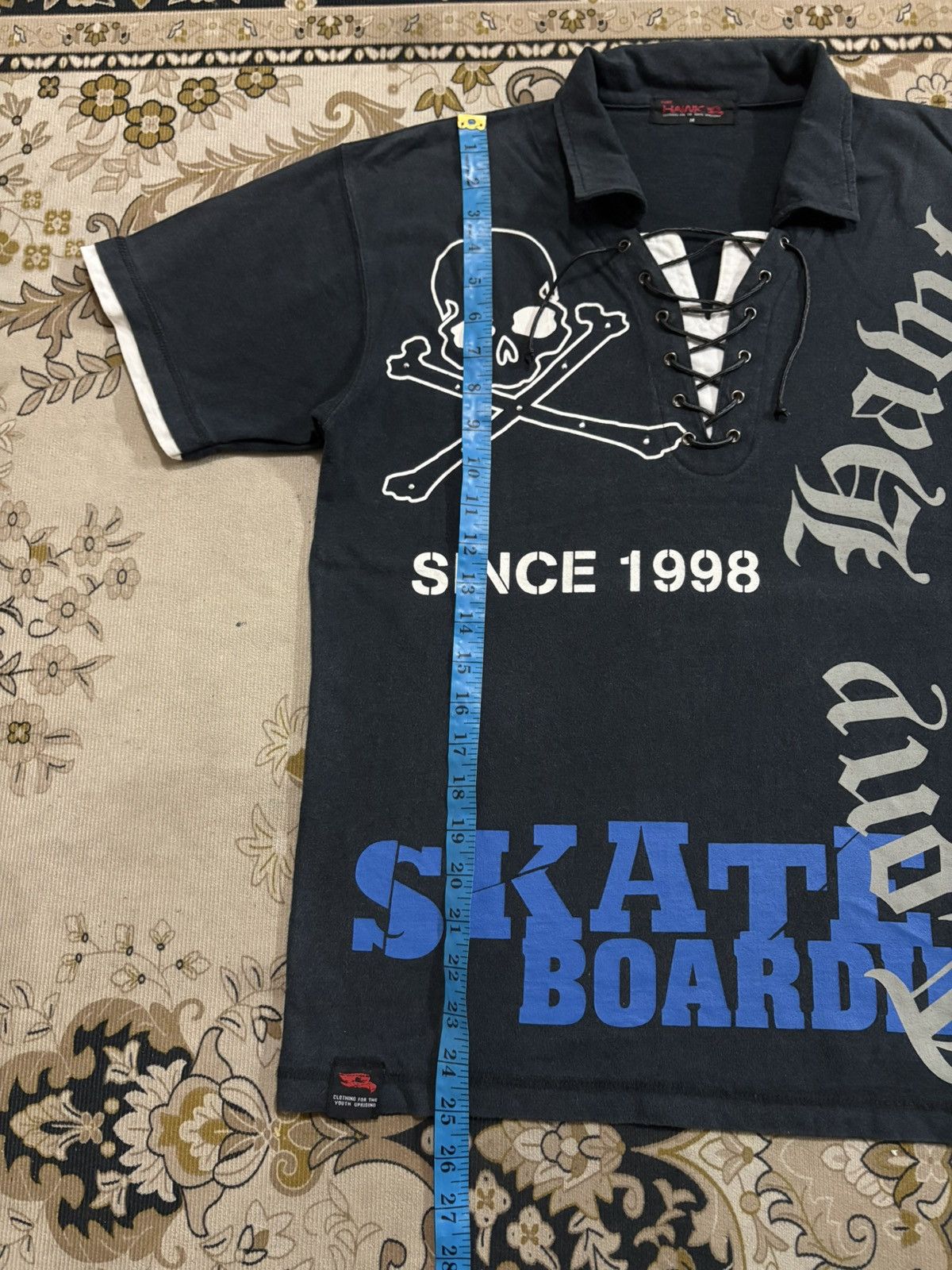 Japanese Brand Vintage Japanese Brand TONY HAWK Double Layer Tee Size US M / EU 48-50 / 2 - 8 Thumbnail