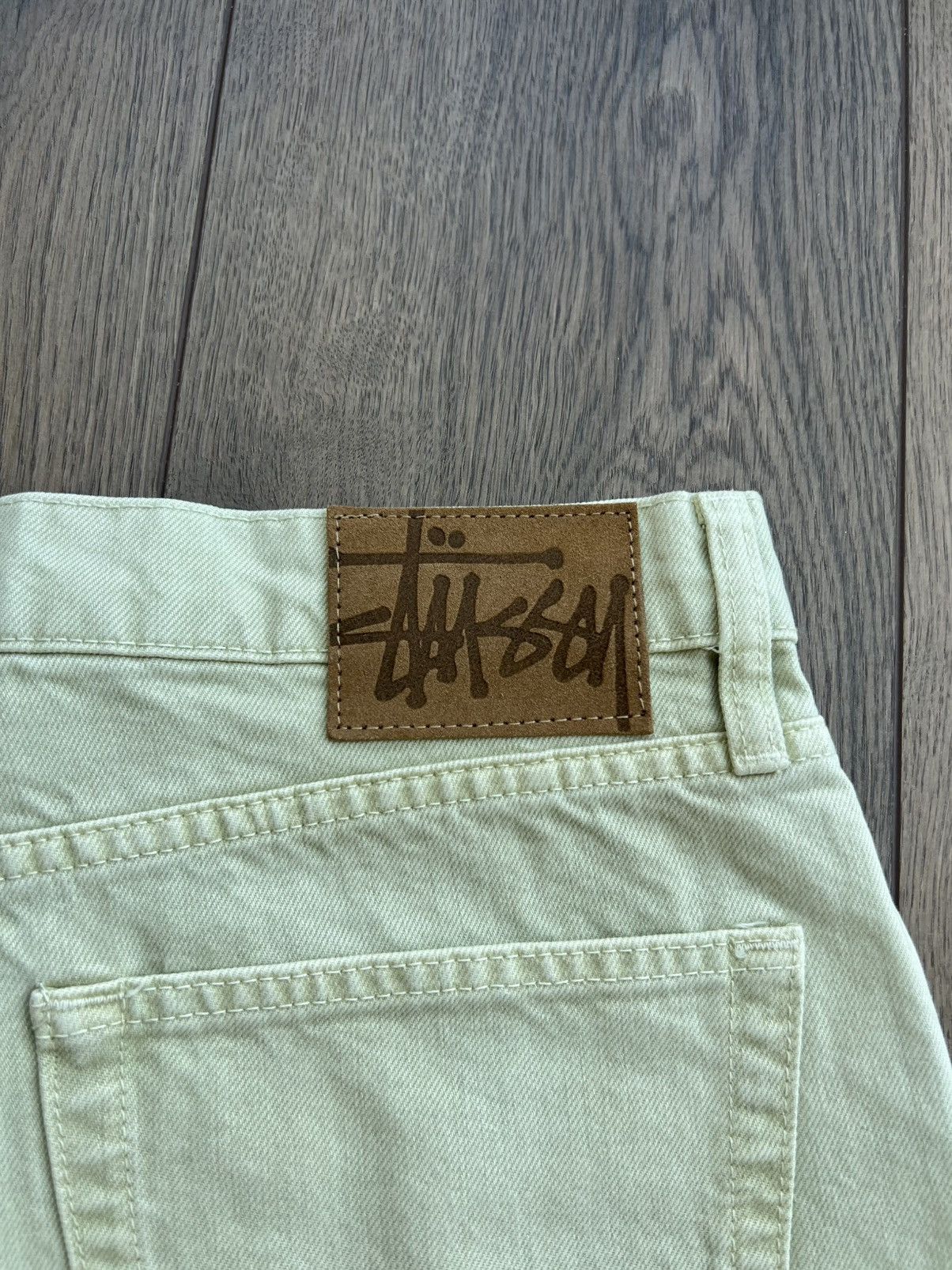 Stussy Stussy Denim Big Ol Jean “Cream” 34 Size US 34 / EU 50 - 8 Thumbnail