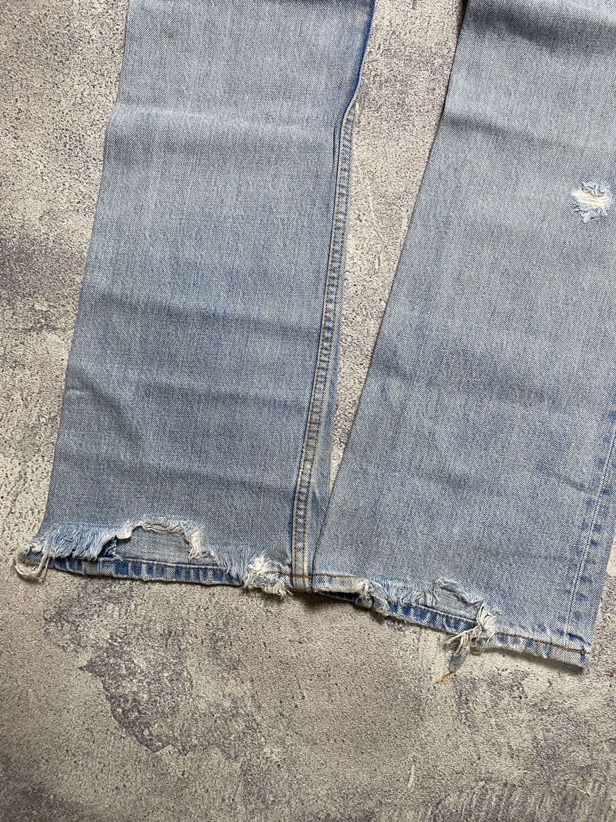 Yohji Yamamoto Vintage Ined Homme by Yohji Yamamoto Denim Flare Pant Size US 30 / EU 46 - 6 Thumbnail