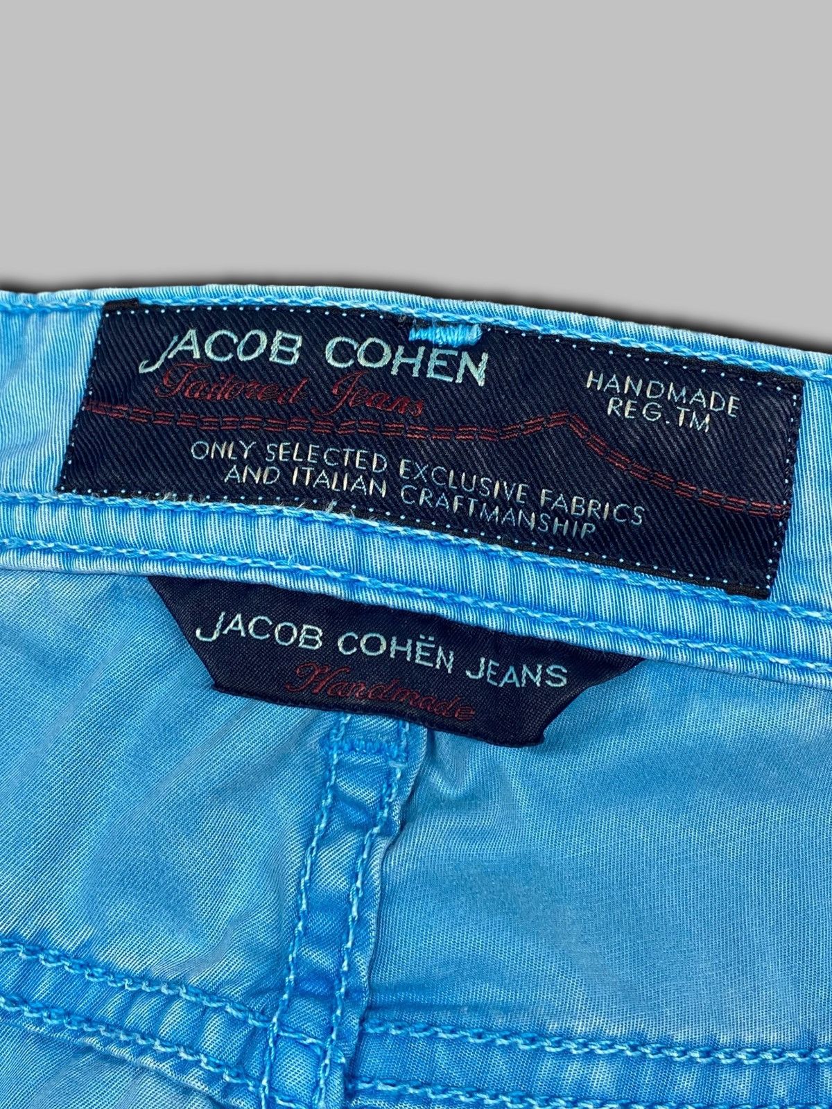 Jacob Cohen Jacob Cohen 622 Style Sky Blue Jeans Size US 35 - 16 Thumbnail