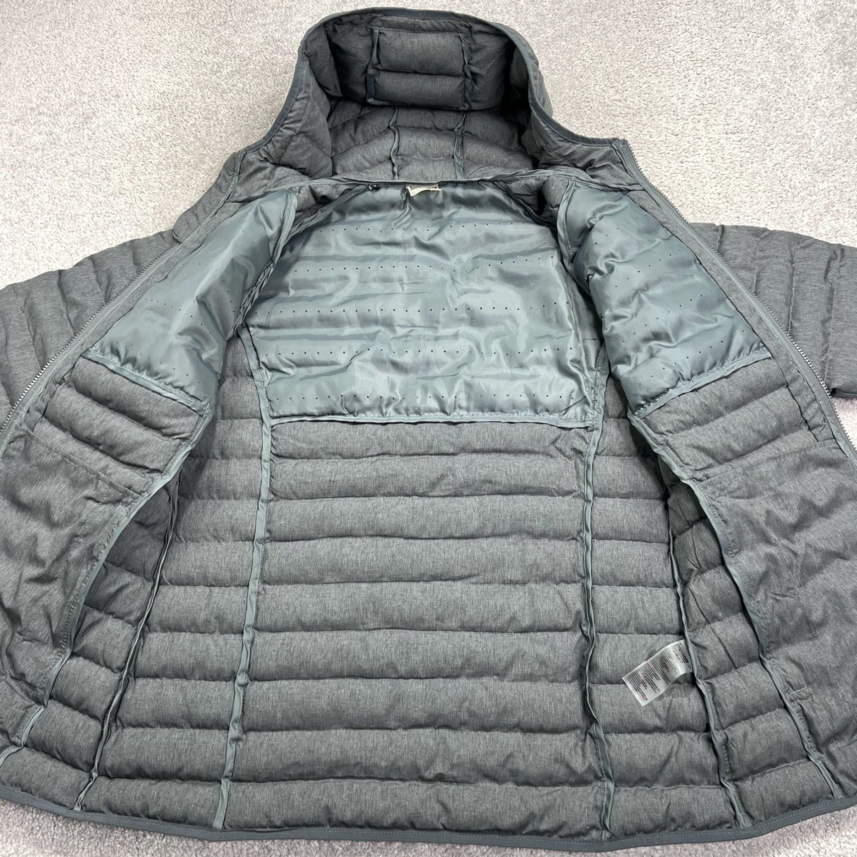 Gymshark Gymshark Jacket Women’s L Gray Full Zip Hood Insulated Pockets Size L / US 10 / IT 46 - 5 Thumbnail
