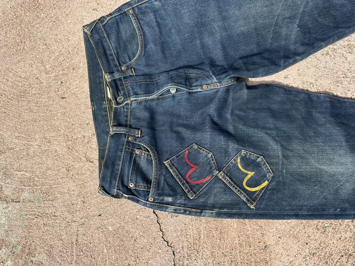 Evisu × Japanese Brand Evisu Multi Pocket Jeans Denim Navy Size US 30 / EU 46 - 7 Thumbnail