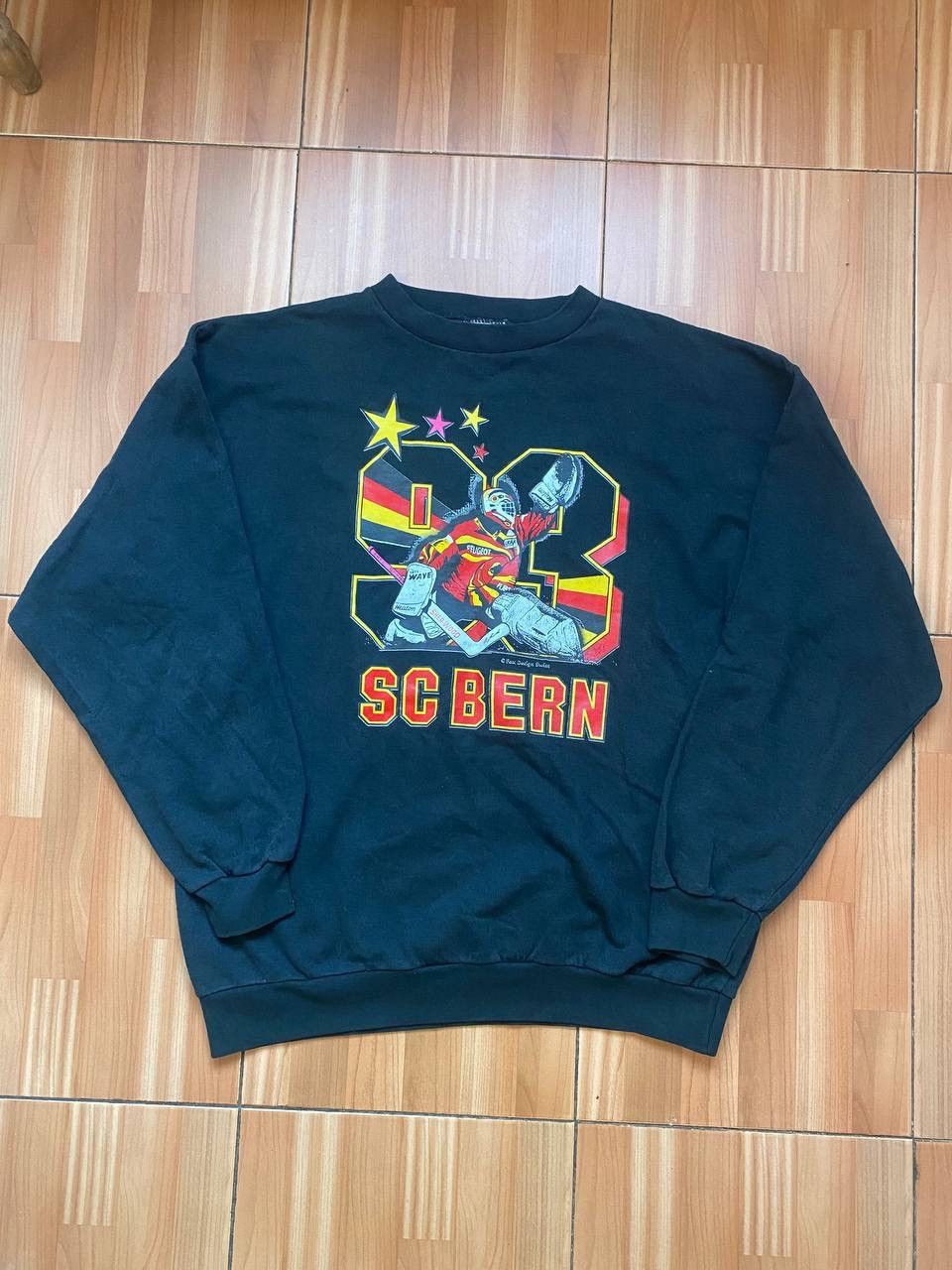 Fox Racing Fox Design SC Bern 1992 - 93 Ice Hockey Sweatshirt Size US XL / EU 56 / 4 - 1 Thumbnail