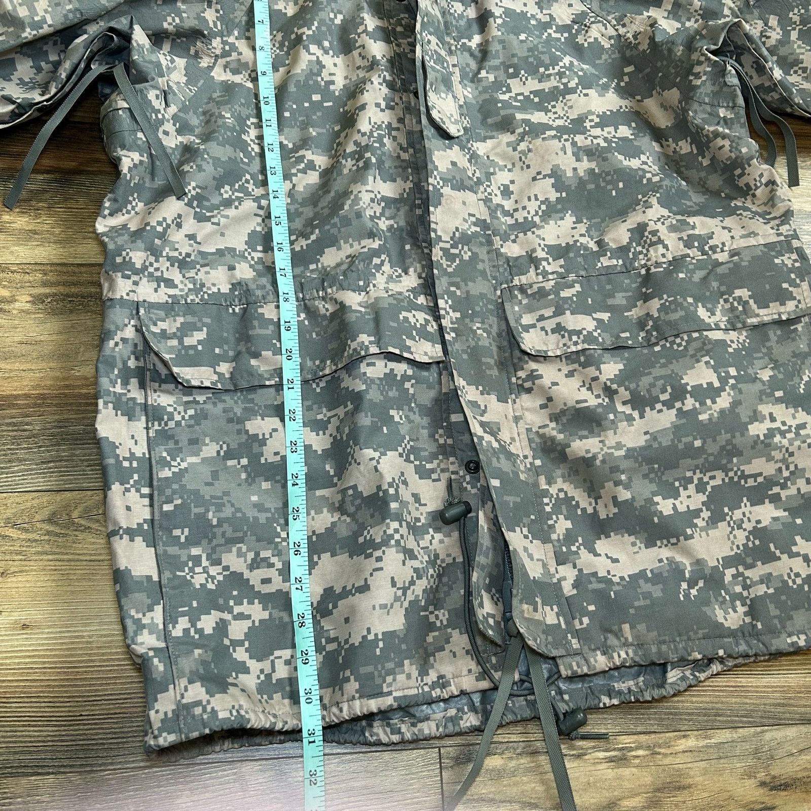 Vintage Camouflage Military Parka Jacket Camo Coat Nylon Hood Medium Size US M / EU 48-50 / 2 - 12 Thumbnail