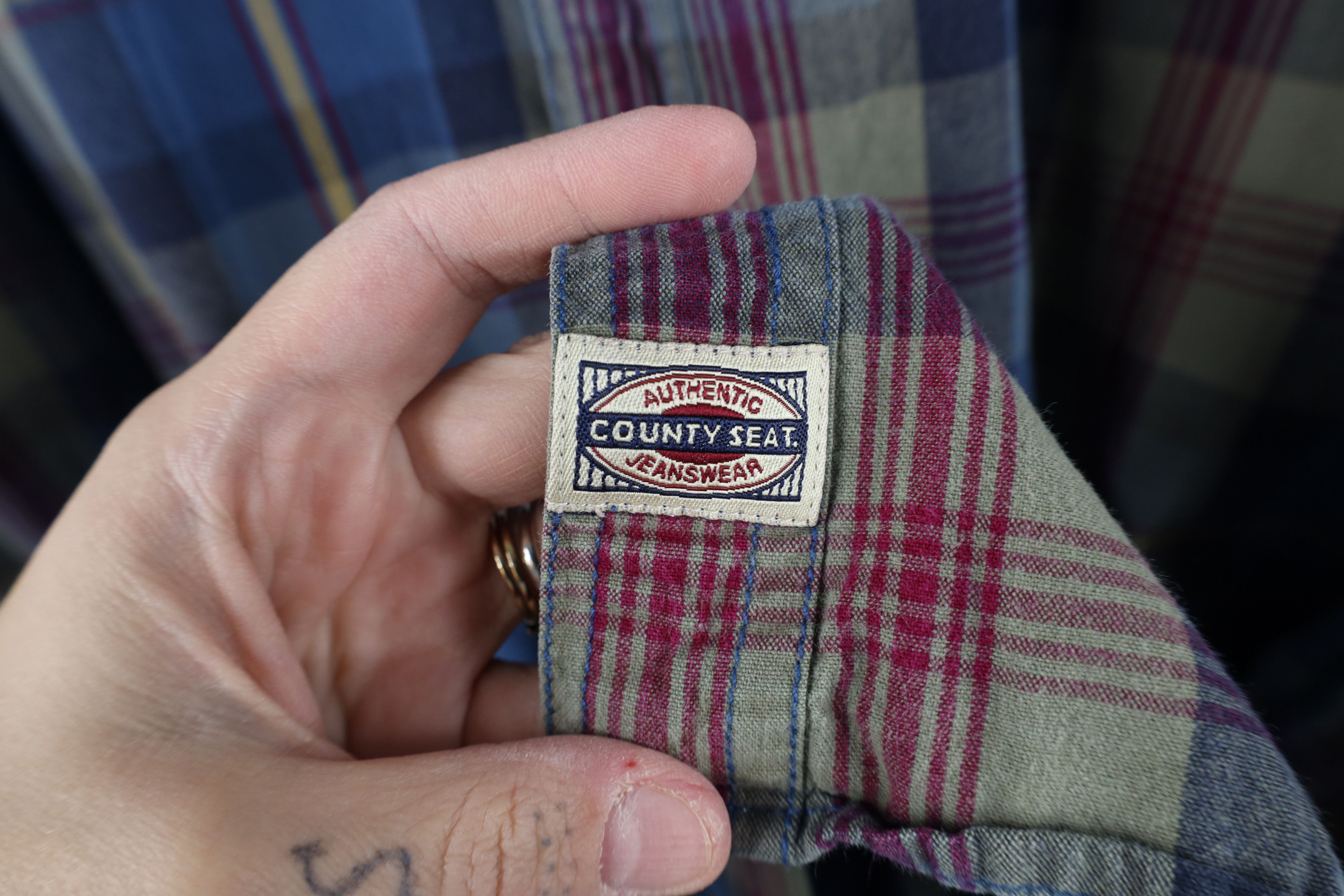 Vintage Vintage 90s Streetwear Collar Collared Button Down Shirt Size US L / EU 52-54 / 3 - 4 Thumbnail